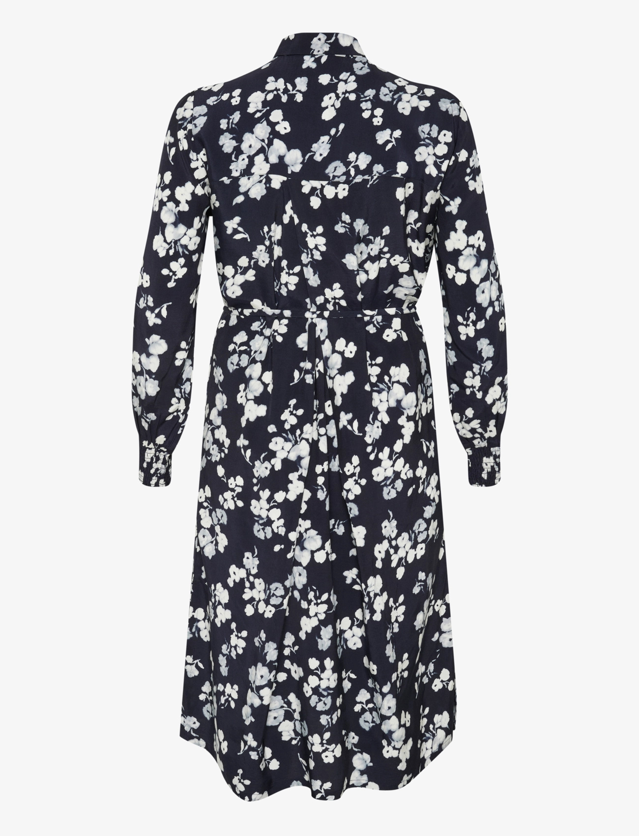 Kaffe Curve - KCalicia Shirt Dress - särkkleidid - marine flower - 2