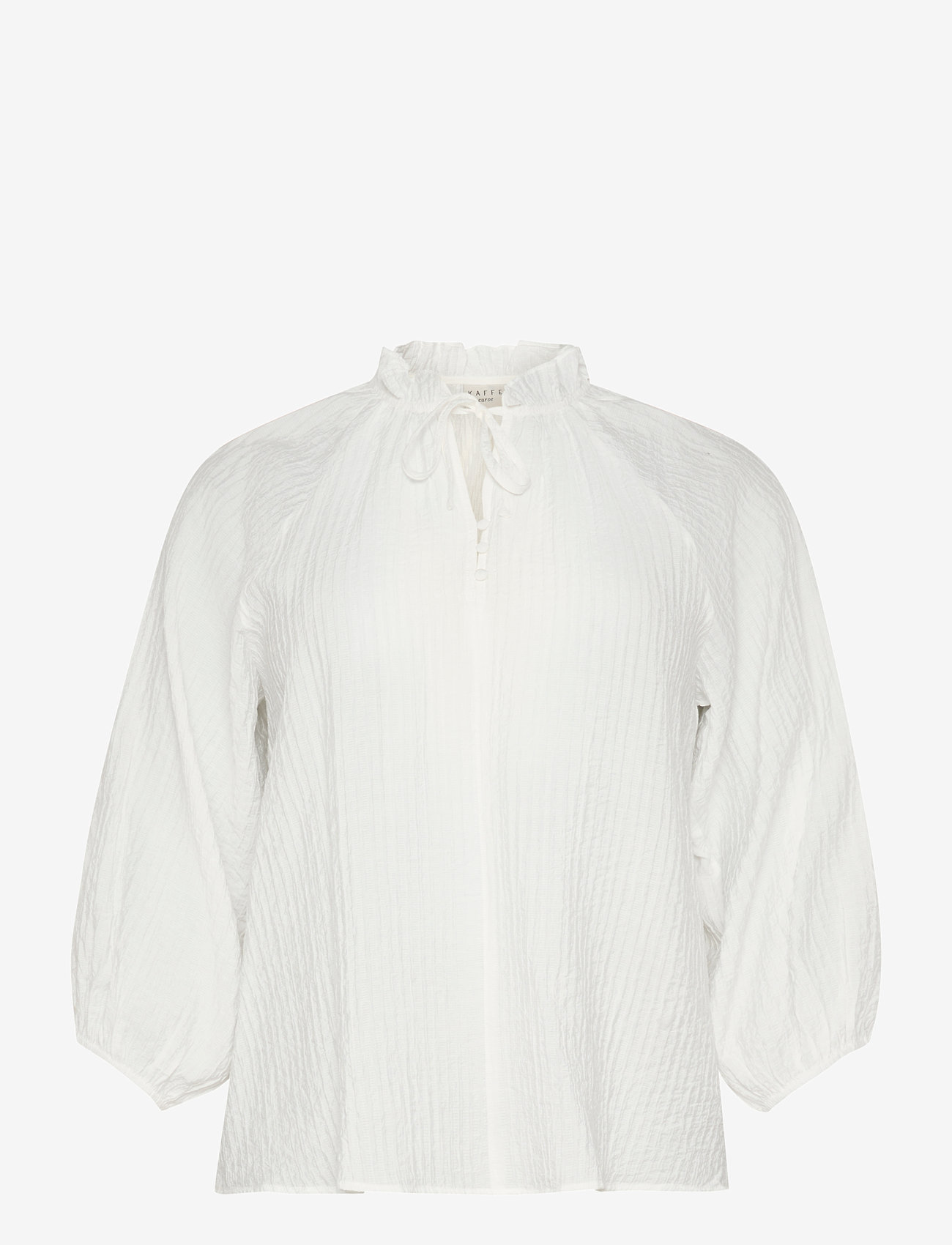 Kaffe Curve - KClinna Blouse - long-sleeved blouses - chalk - 0