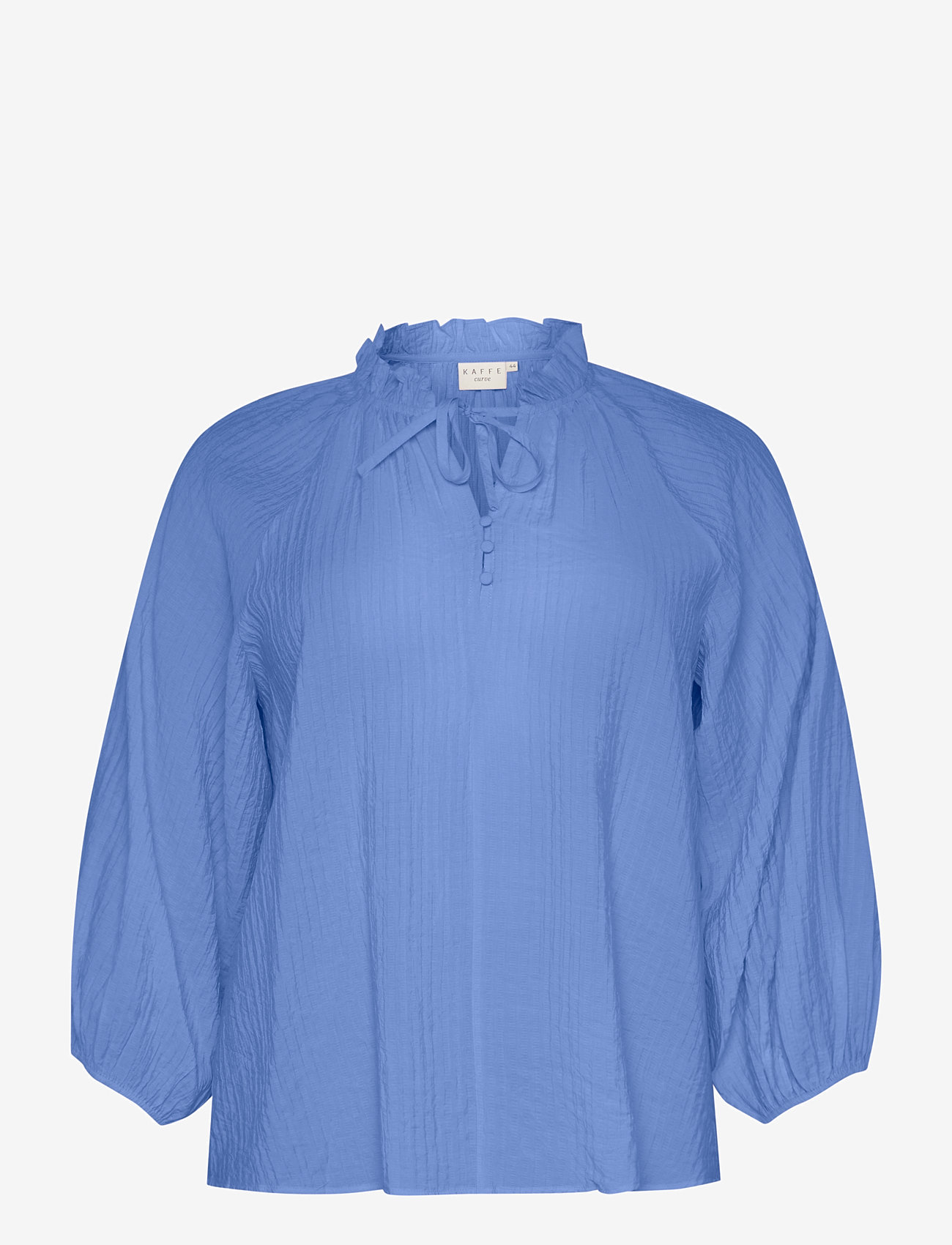 Kaffe Curve - KClinna Blouse - blūzes ar garām piedurknēm - ebb and flow - 1