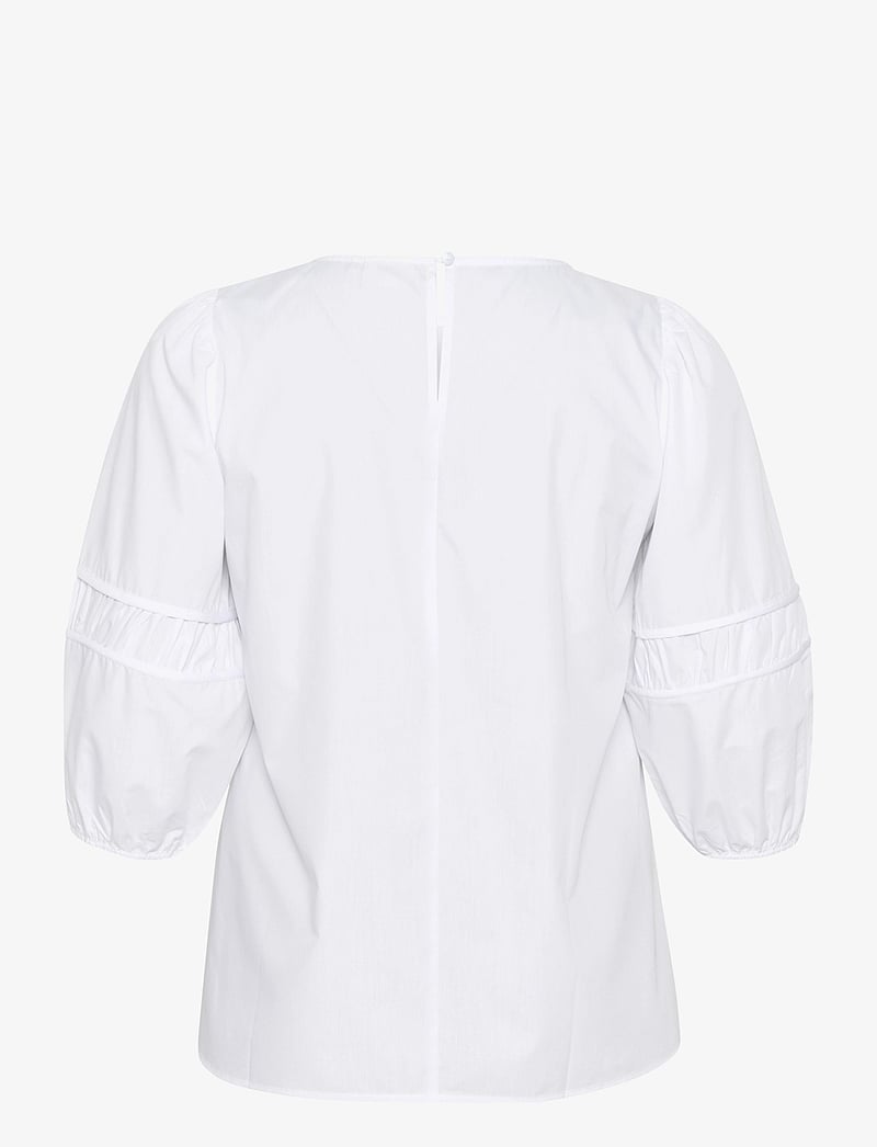 Kaffe Curve - KCelina Blouse - blouses met lange mouwen - optical white - 2