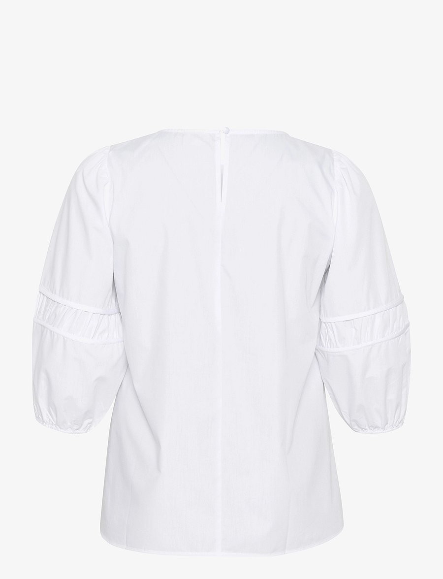 Kaffe Curve - KCelina Blouse - langärmelige blusen - optical white - 2