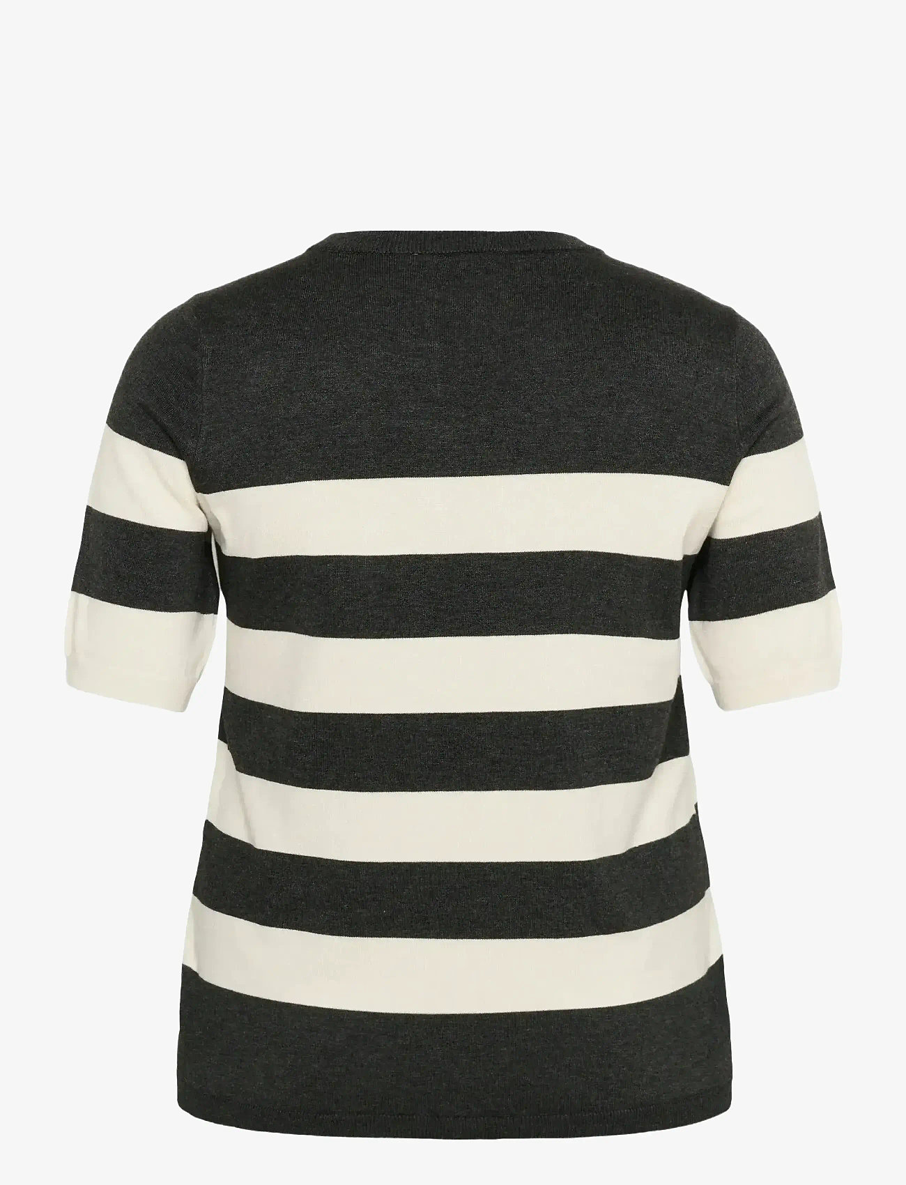 Kaffe Curve - KClizzy Striped Pullover - herbstliche kleidung - dgm/turtledove wide stripe - 1