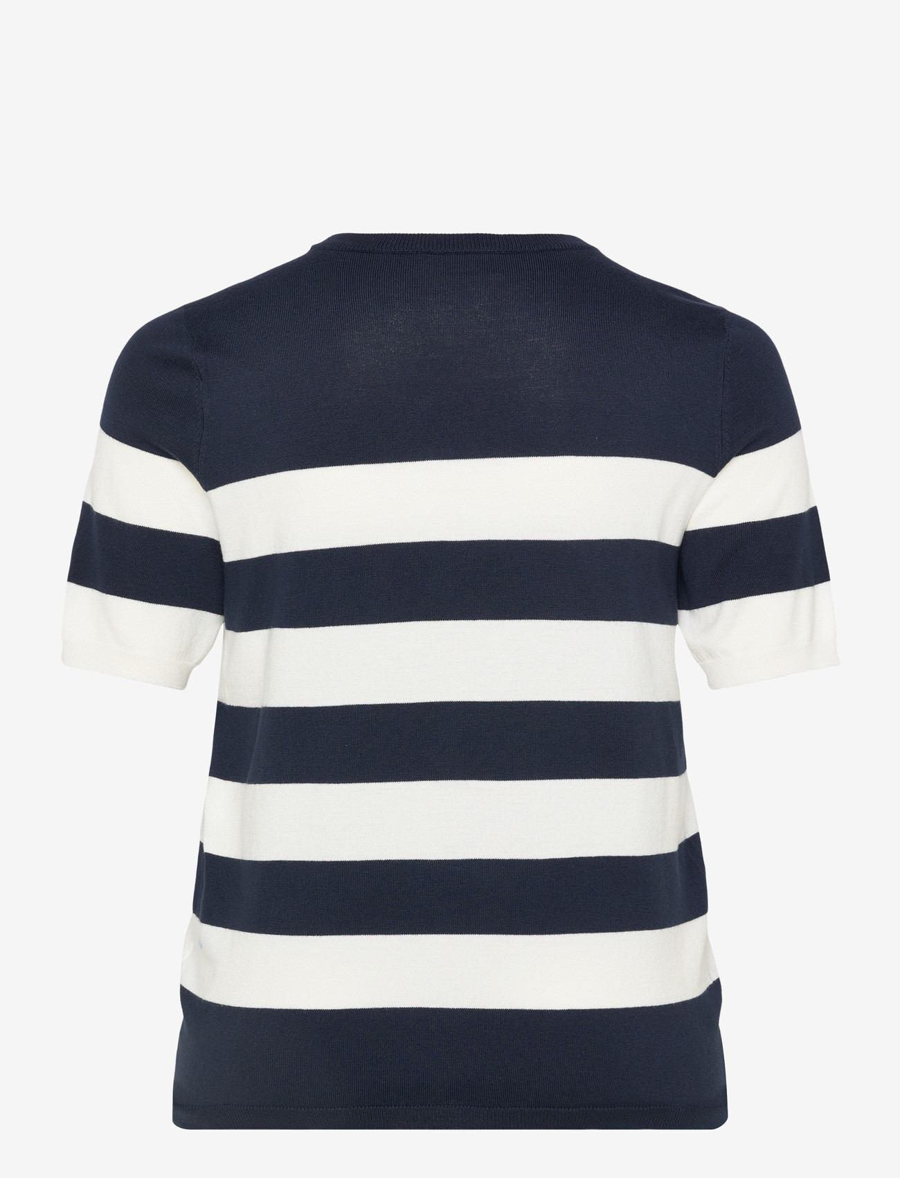 Kaffe Curve - KClizzy Striped Pullover - sügisesed riided - midnight marine / chalk stripe - 1