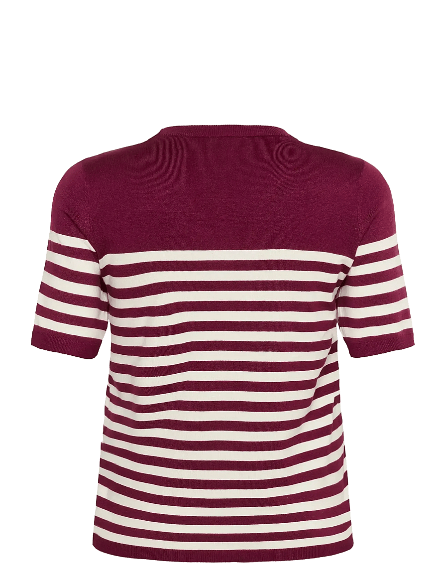 Kaffe Curve - KClizzy Striped Pullover - striktrøjer - windsor/turtledove half stripe - 2