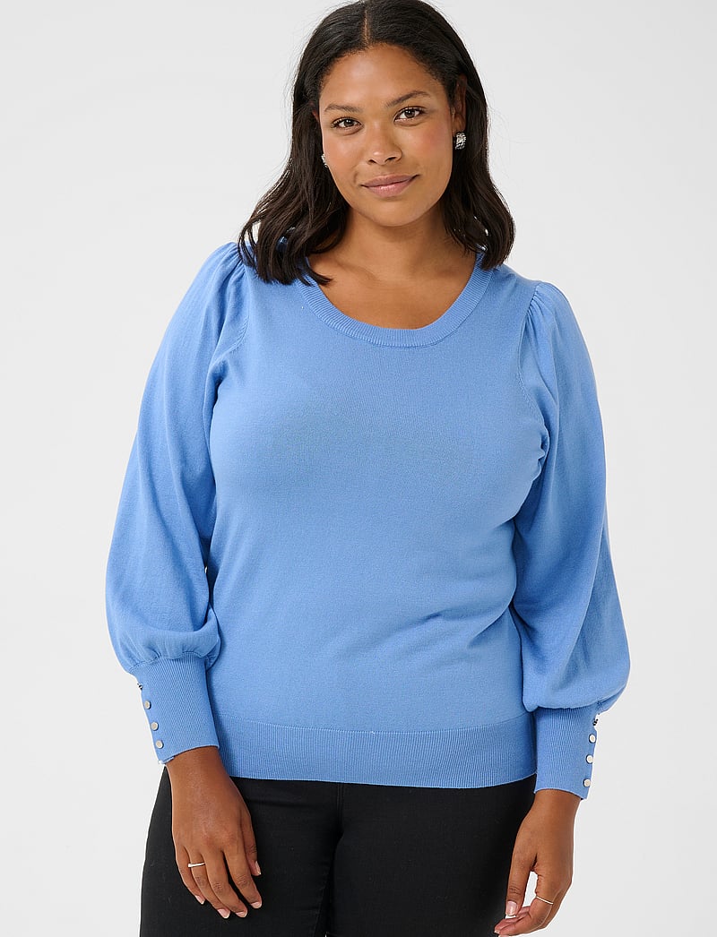 Kaffe Curve - KClizzy LS pullover NO - sviitrid - ebb and flow - 0
