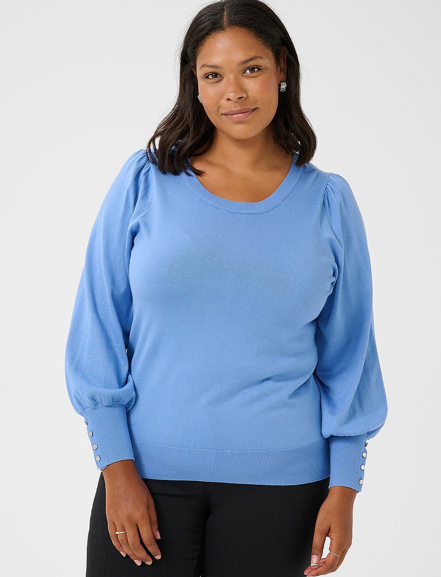 Kaffe Curve - KClizzy LS pullover NO - pullover - ebb and flow - 0