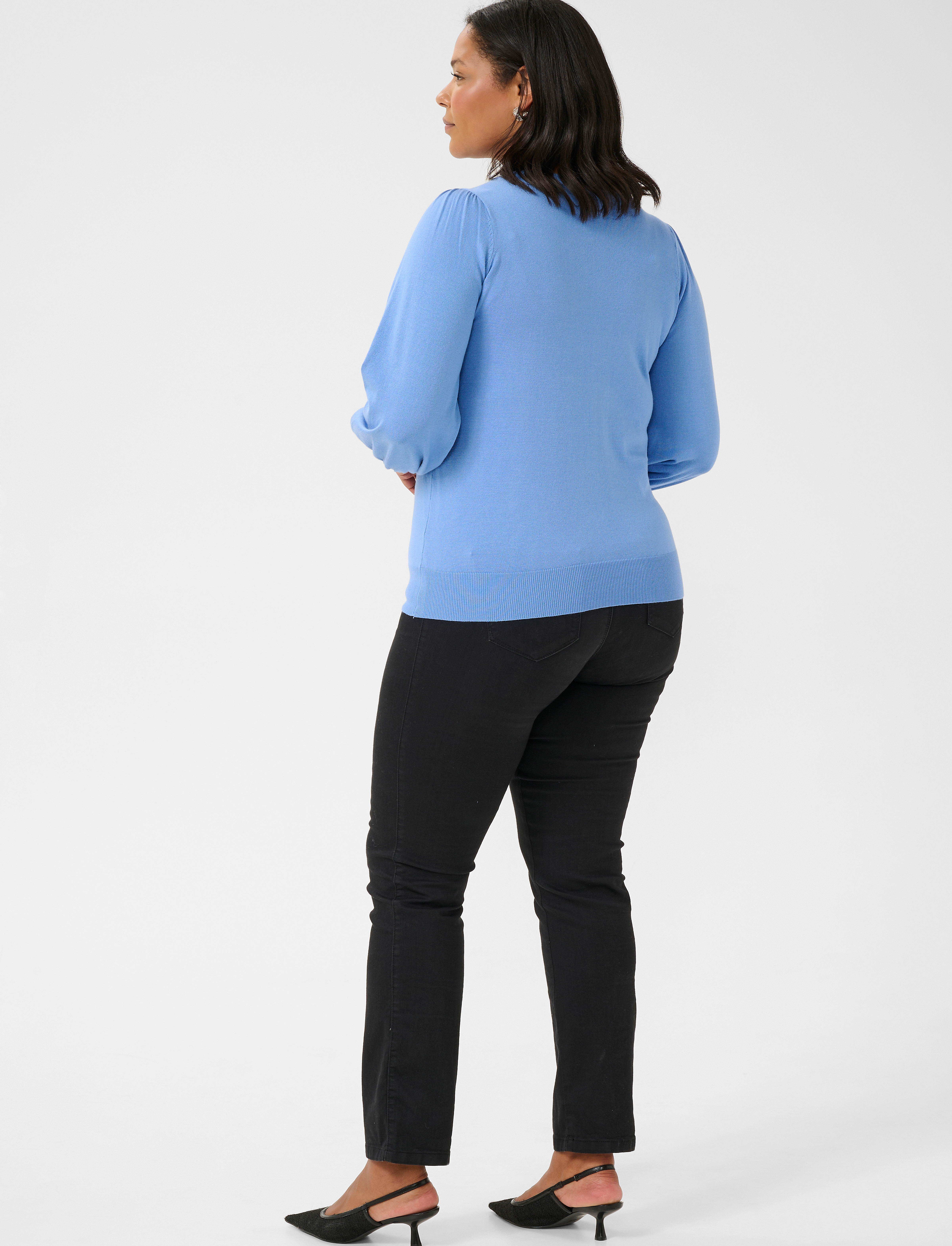 Kaffe Curve - KClizzy LS pullover NO - jumpers - ebb and flow - 4