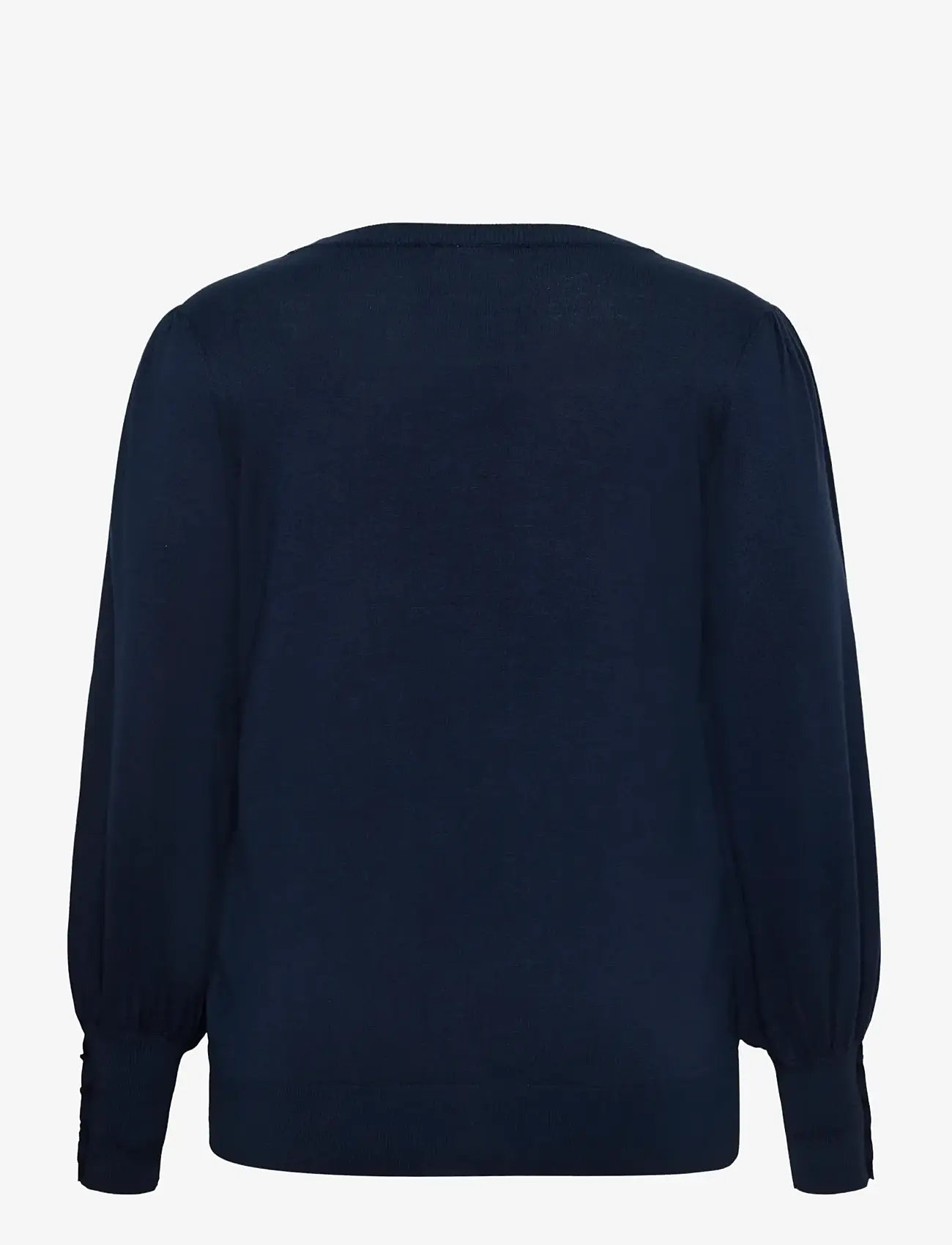 Kaffe Curve - KClizzy LS pullover - herbstliche kleidung - midnight marine - 1