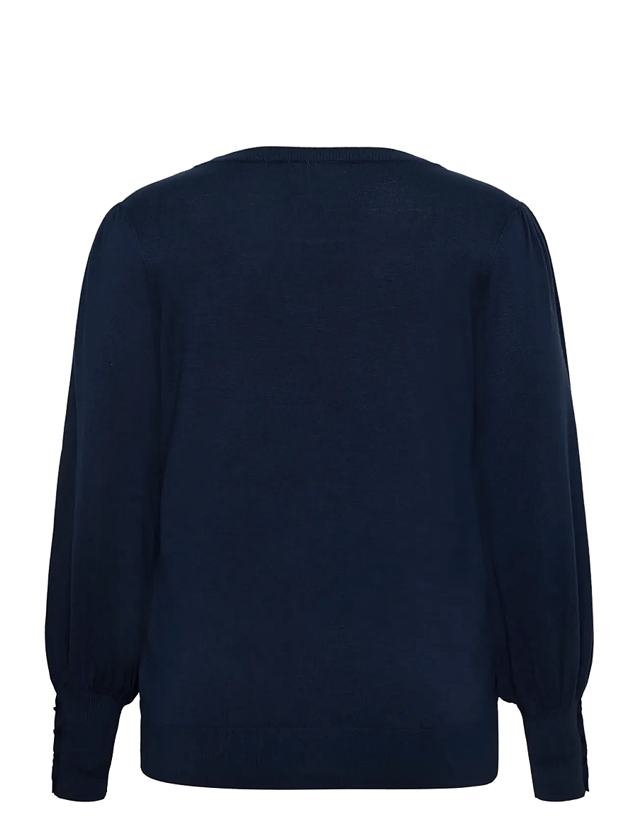 Kaffe Curve - KClizzy LS pullover NO - pullover - midnight marine - 2