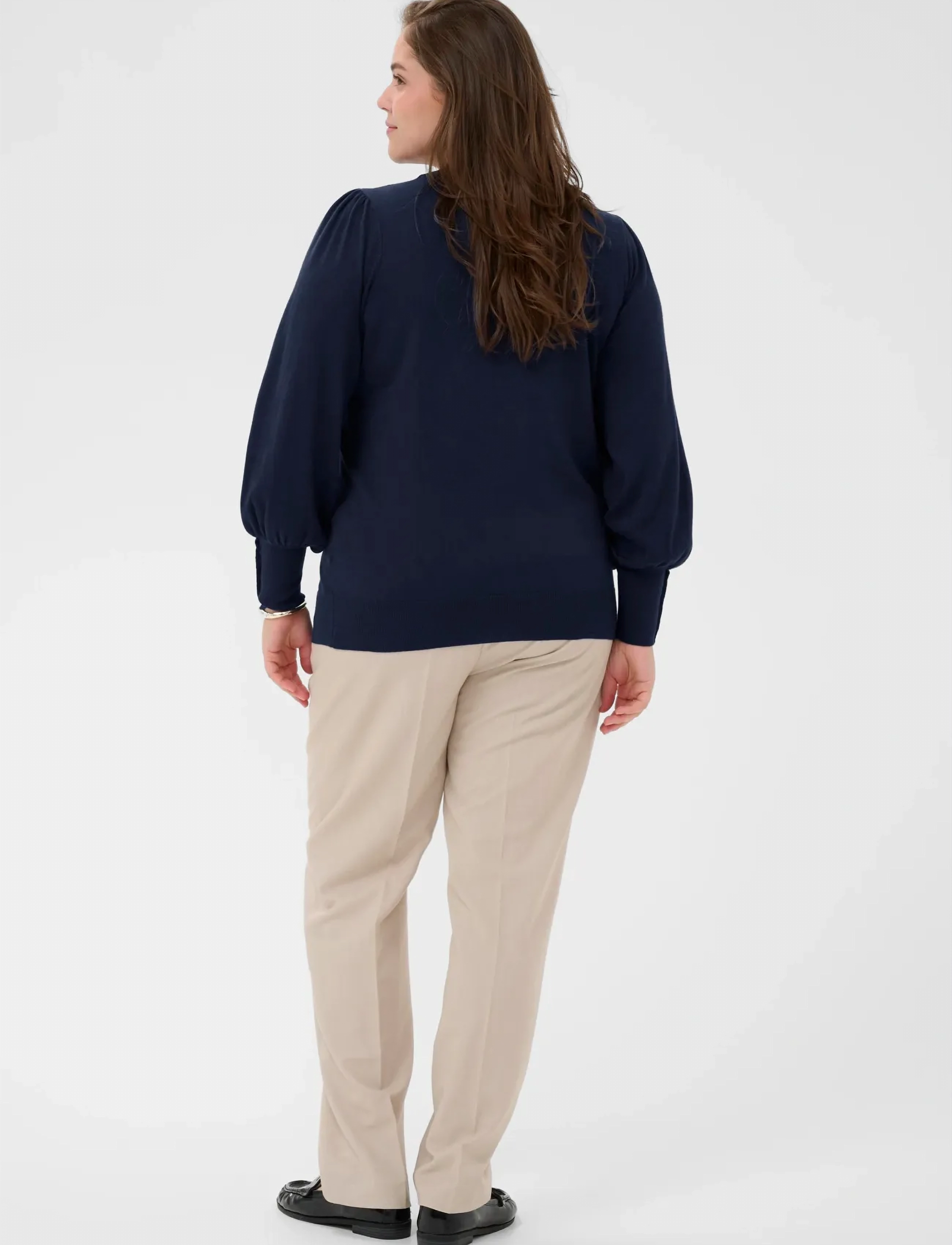 Kaffe Curve - KClizzy LS pullover NO - swetry - midnight marine - 4