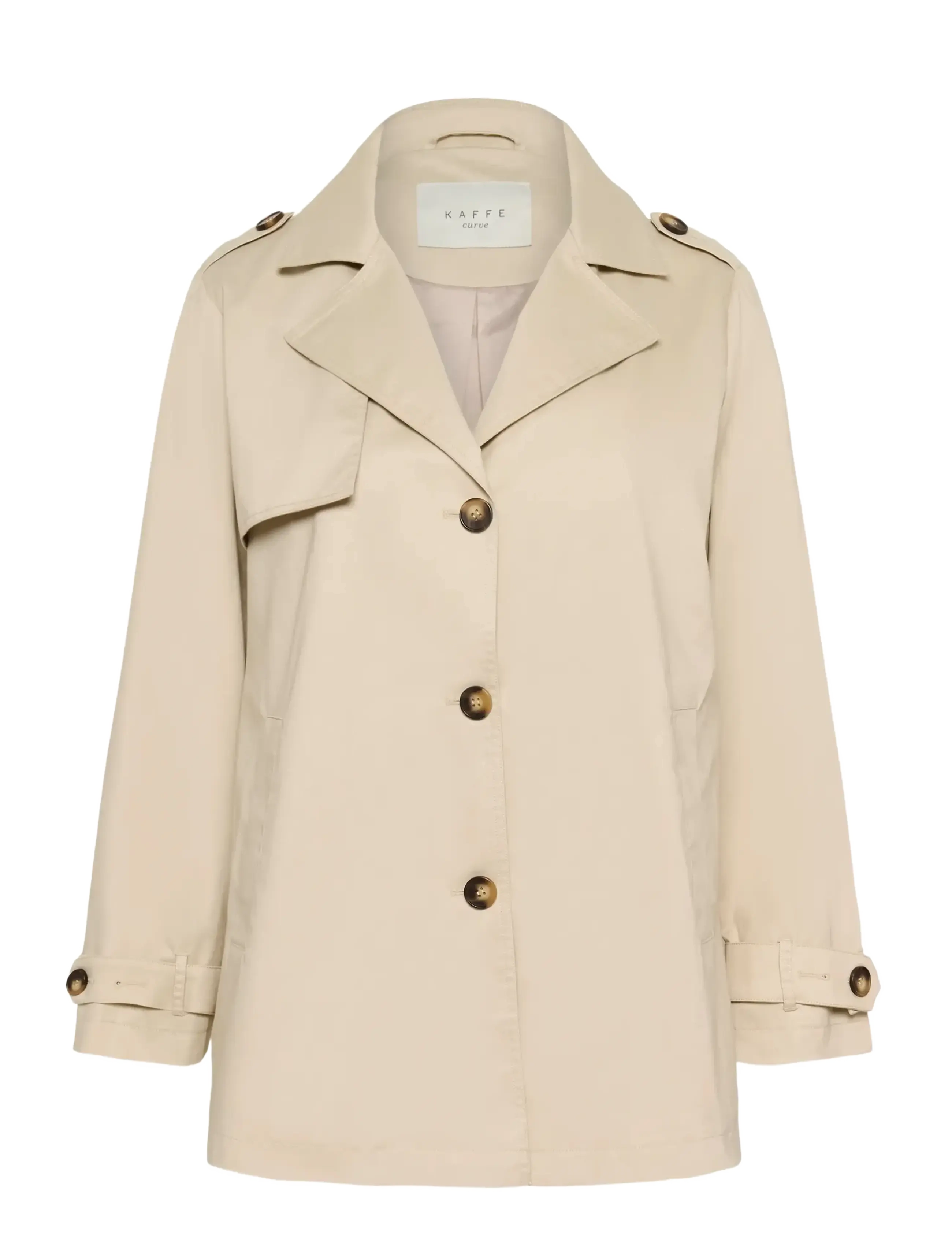 KAFFE CURVE Kctricia Jacke Cream - 54 - Damen
