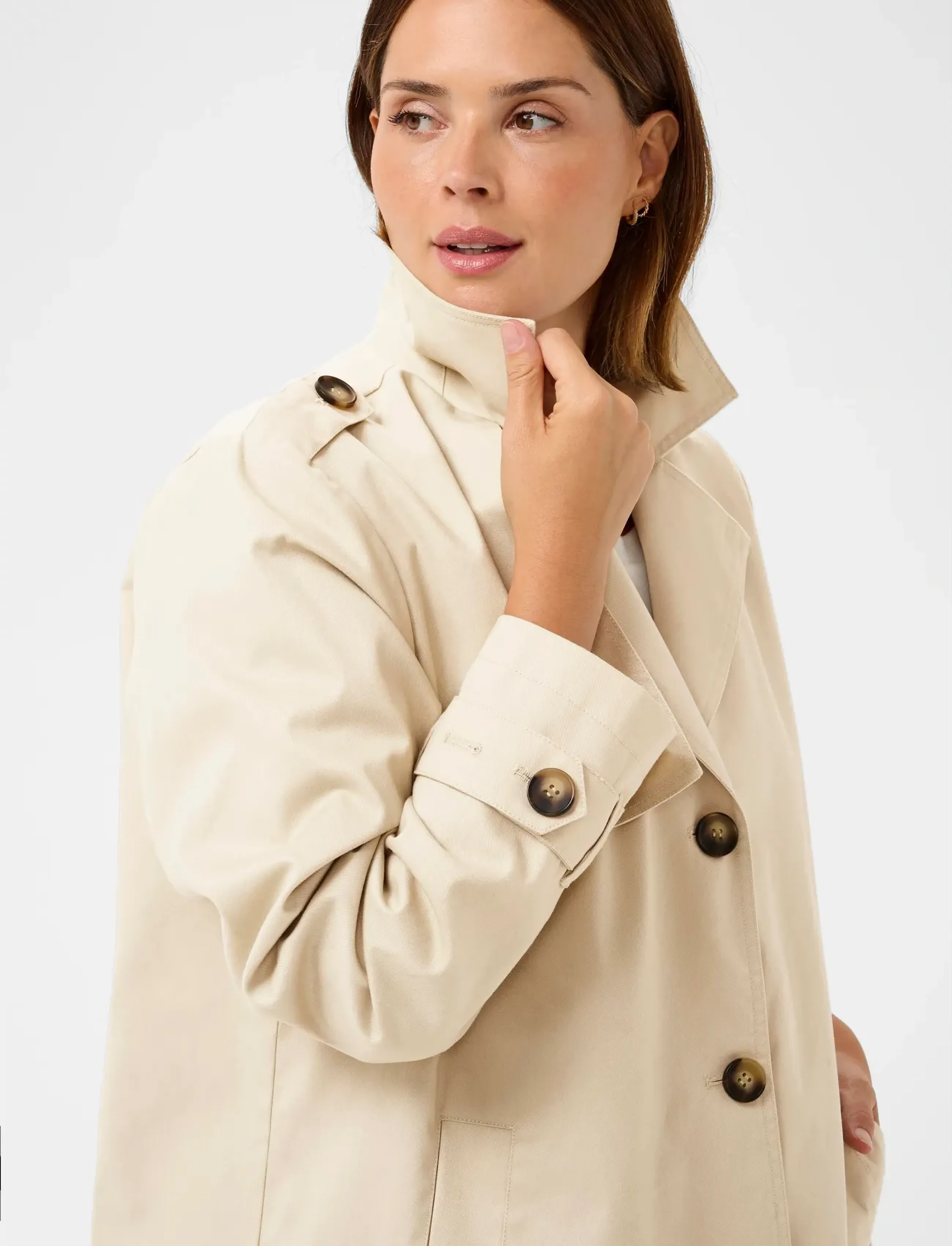 Kaffe Curve - KCtricia Jacket - utility jackets - feather gray - 5