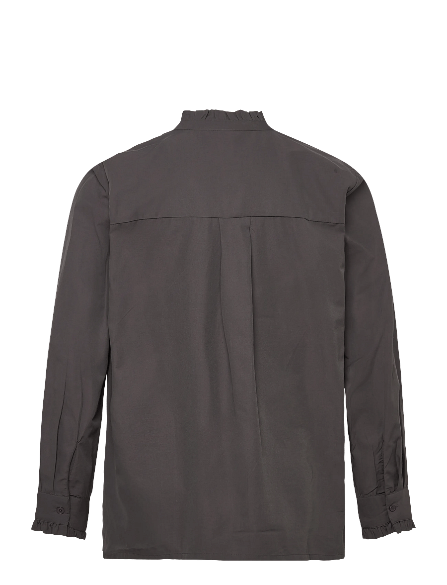 Kaffe Curve - KCadi Shirt - pikkade varrukatega särgid - black oyster - 1