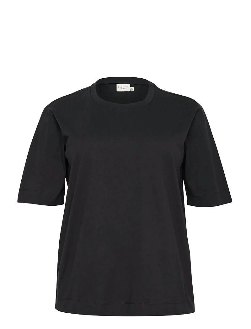 Kaffe Curve - KCmina T-Shirt - t-shirts - black deep - 1