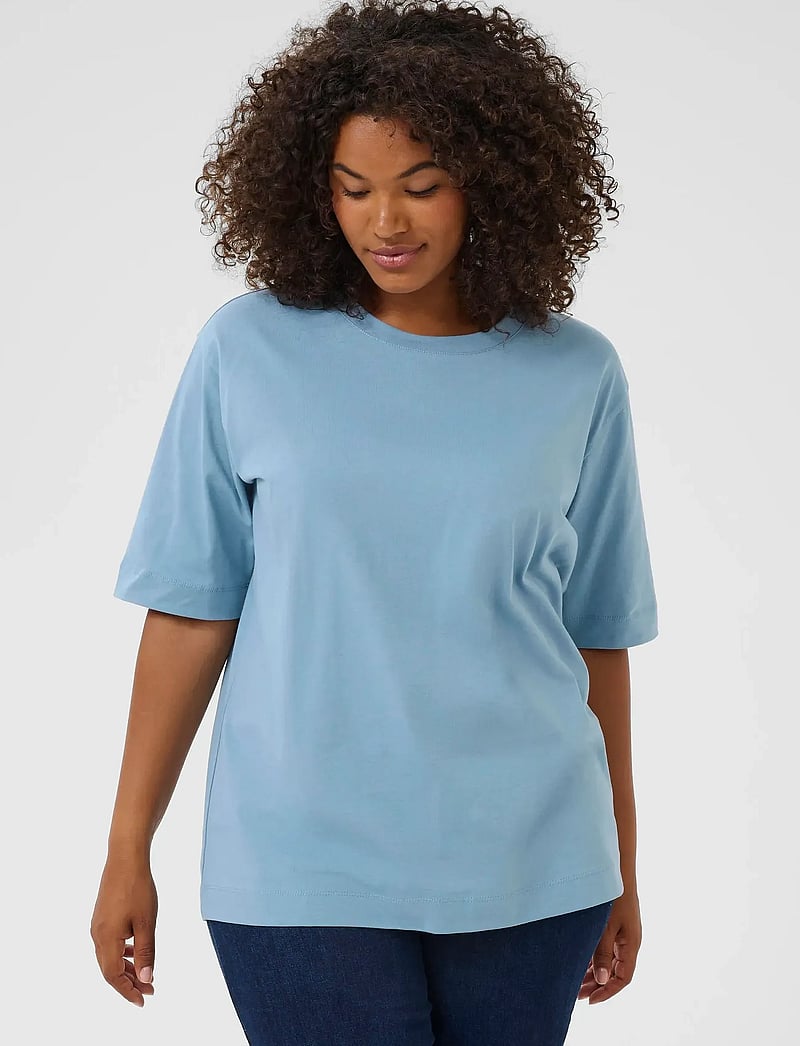 Kaffe Curve - KCmina T-Shirt - t-shirts - windward blue - 0