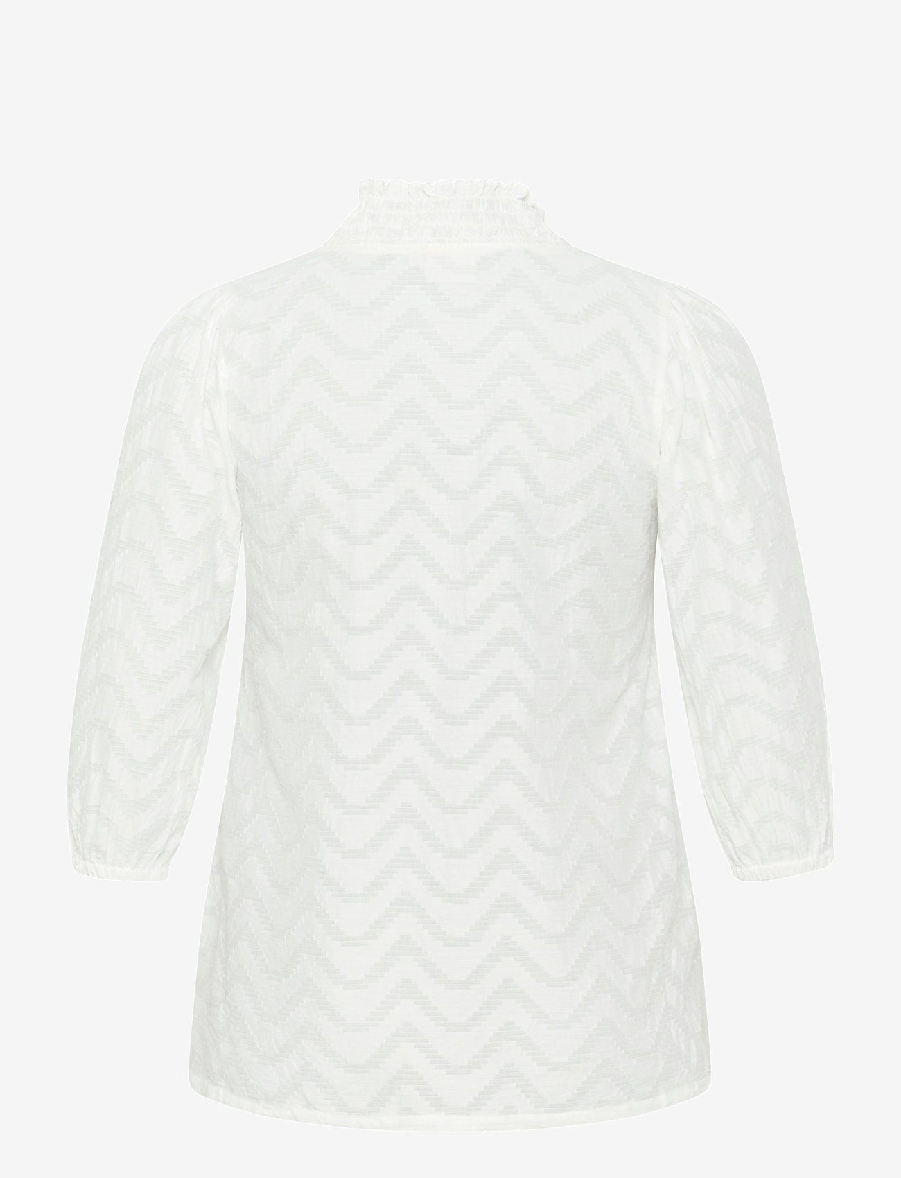 Kaffe Curve - KCvitana Blouse - långärmade blusar - chalk - 1