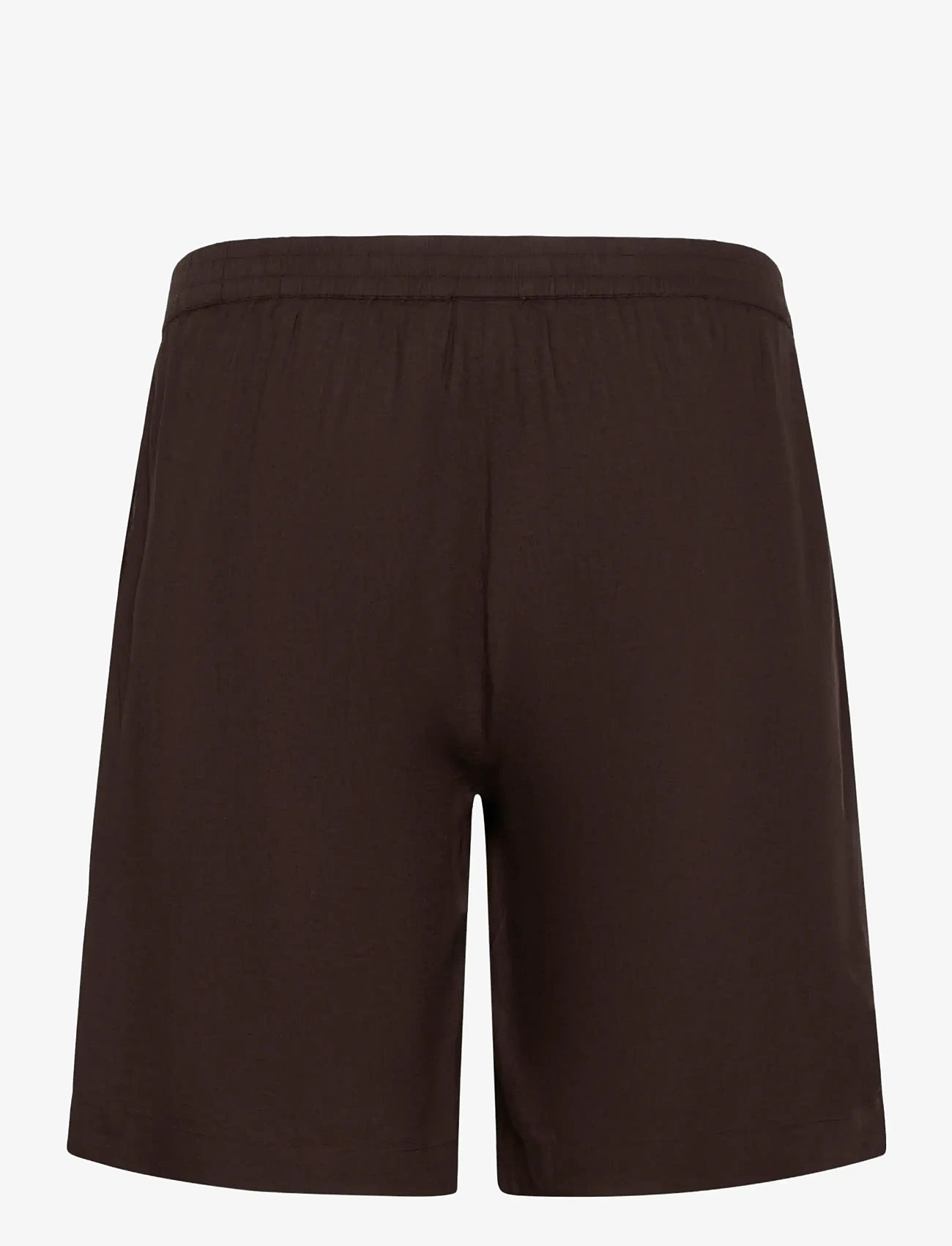 Kaffe Curve - KCmille Shorts - linen shorts - black coffee - 2