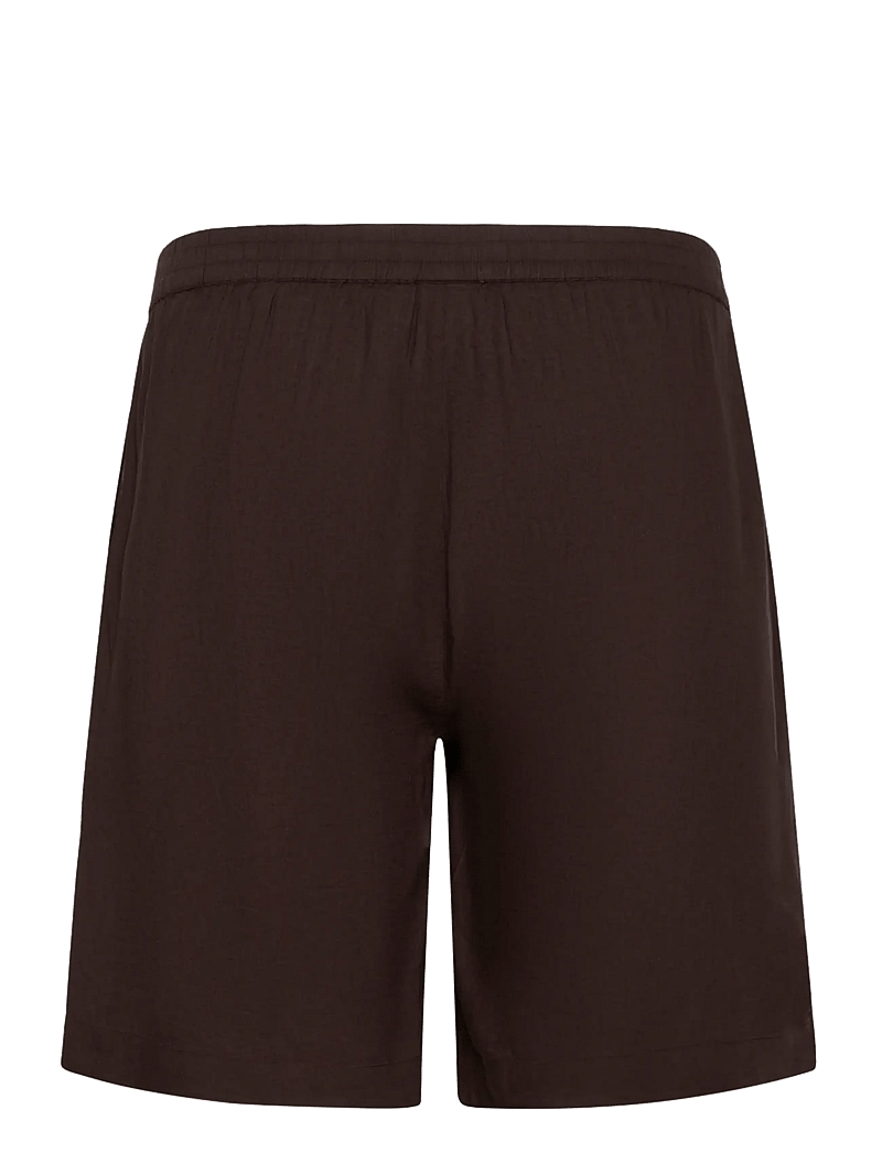 Kaffe Curve - KCmille Shorts - linen shorts - black coffee - 2