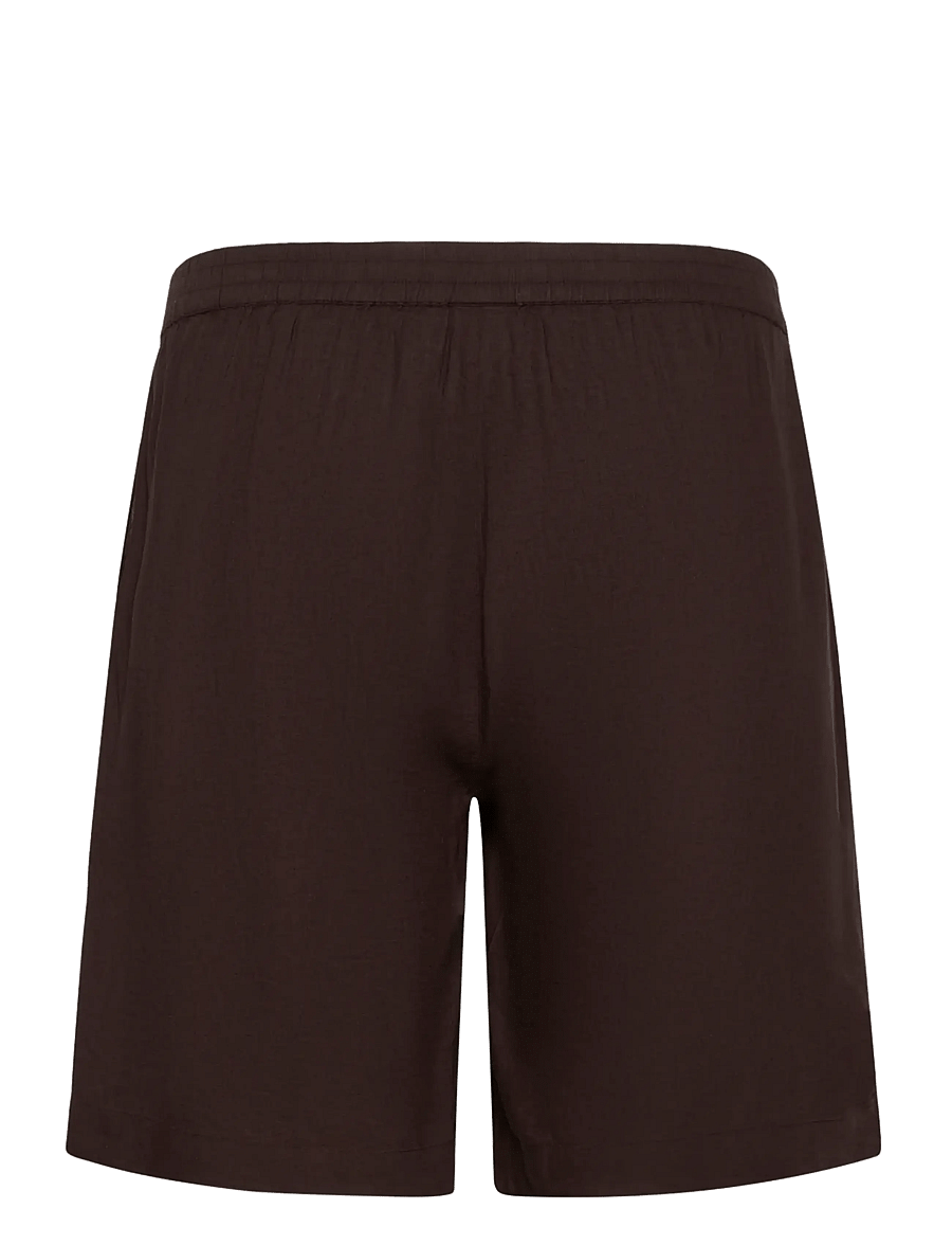 Kaffe Curve - KCmille Shorts - linased lühikesed püksid - black coffee - 2