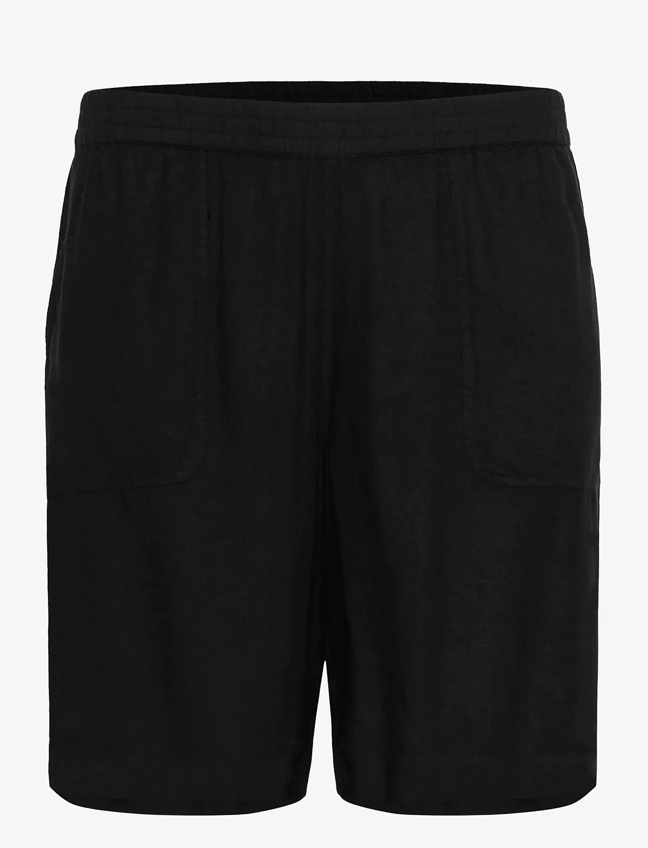 Kaffe Curve - KCmille Shorts - leinen-shorts - black deep - 1