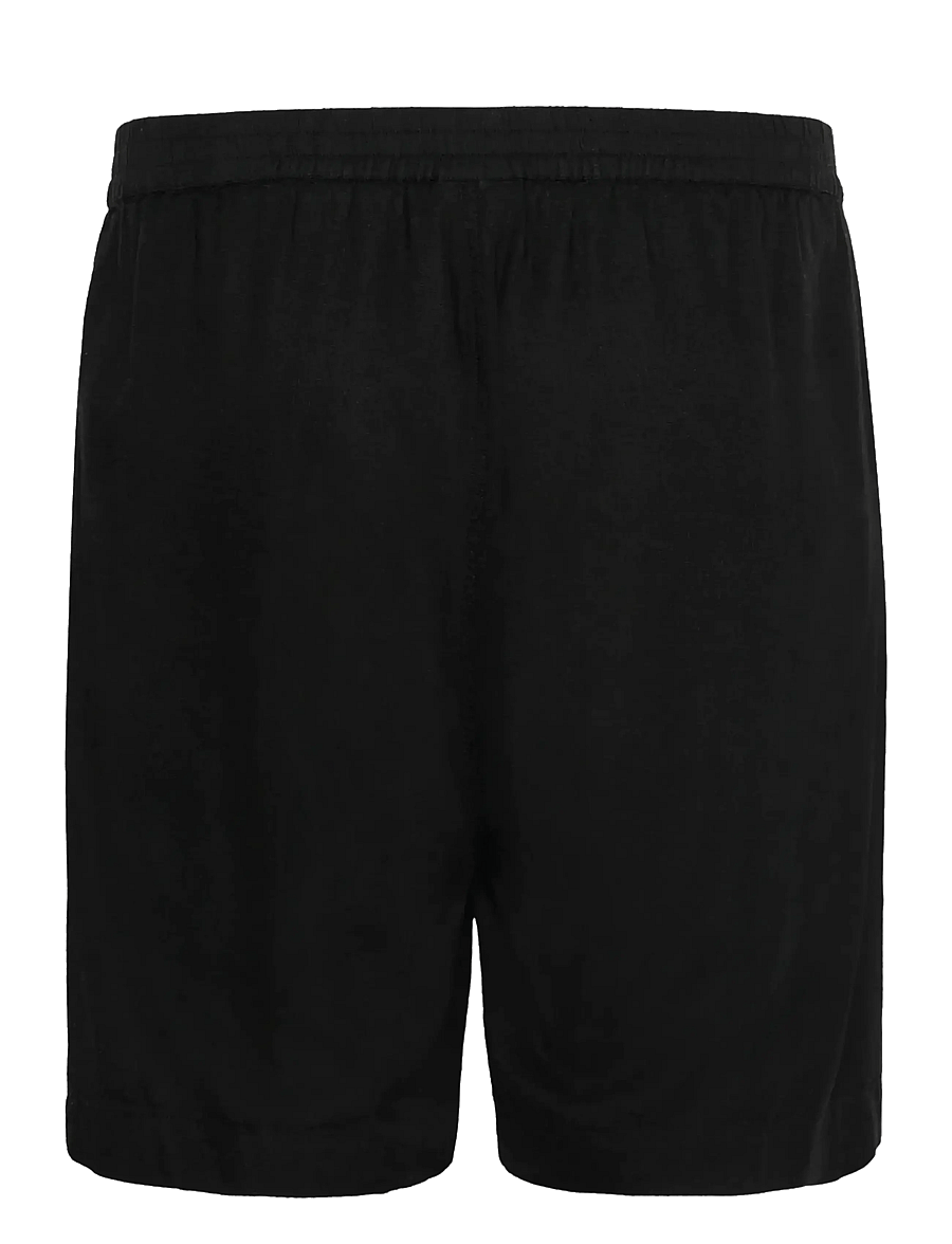 Kaffe Curve - KCmille Shorts - linased lühikesed püksid - black deep - 2