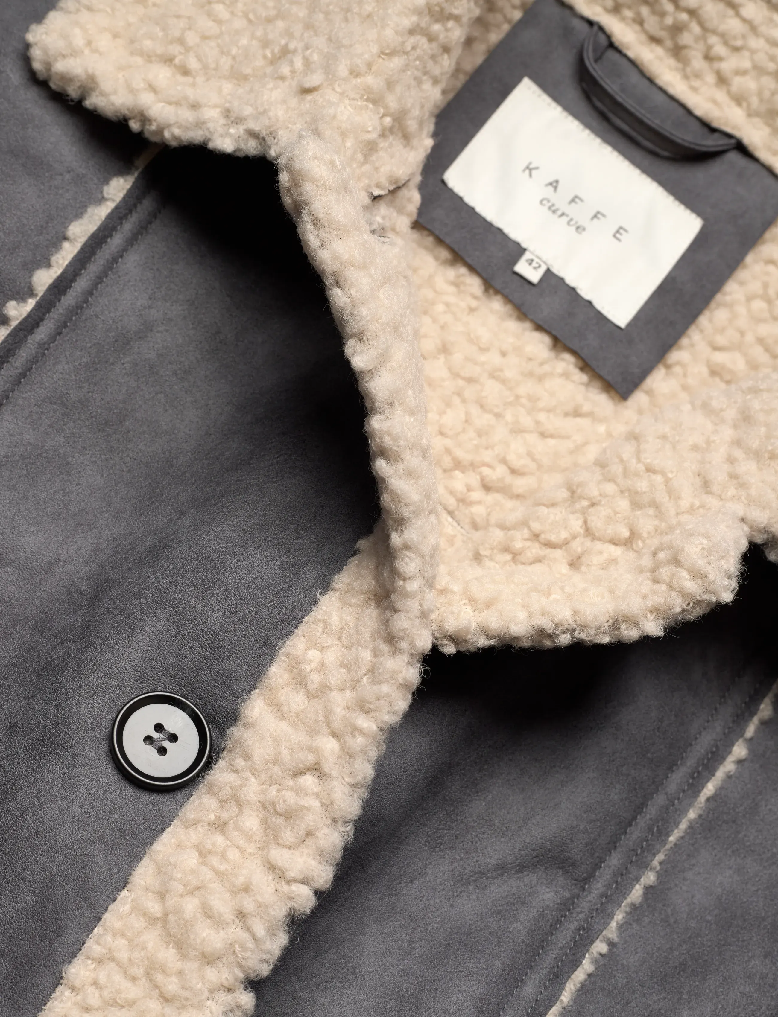 Kaffe Curve - KCshirla Jacket - gefütterte & daunenjacken - black deep - 2