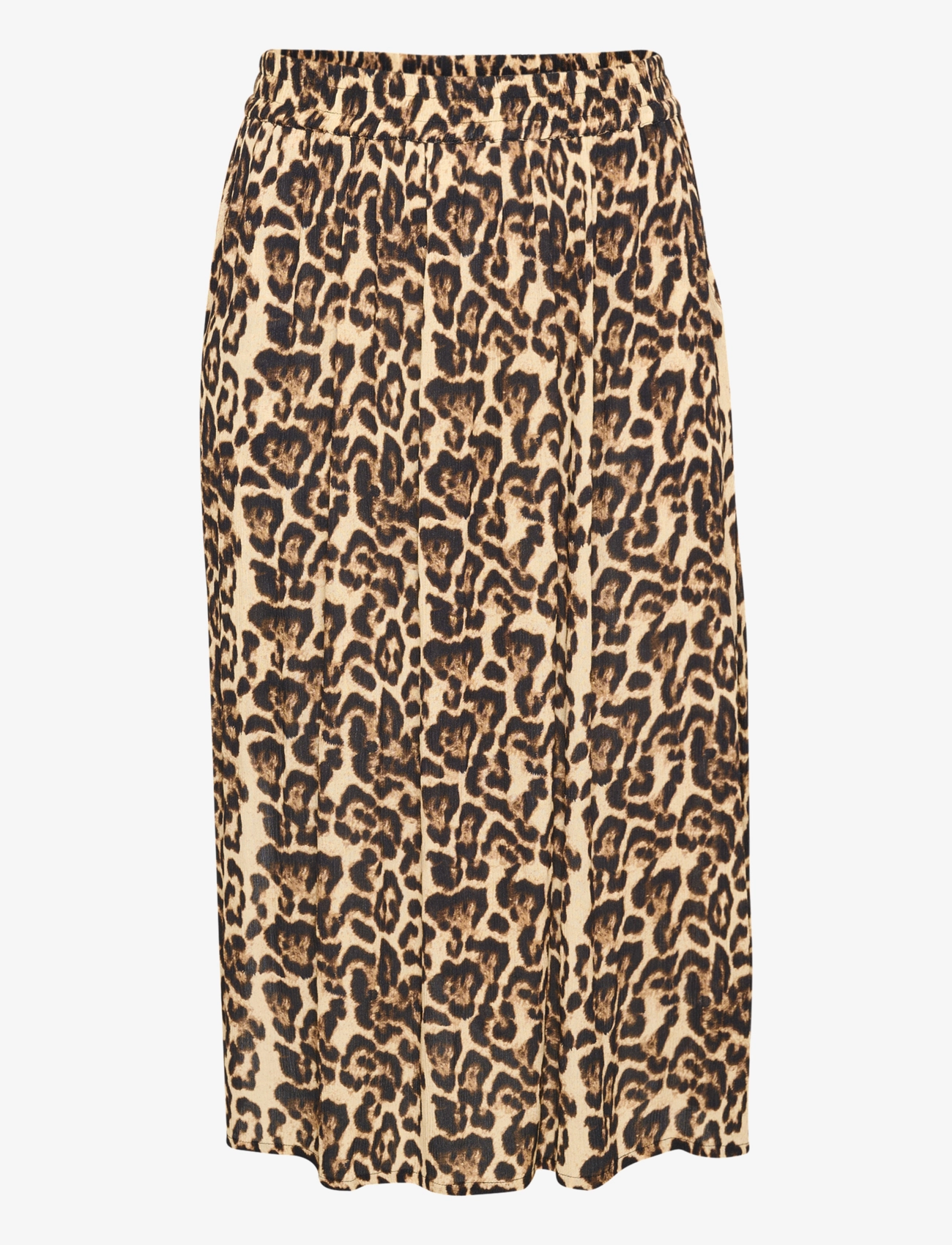 Kaffe Curve KCedina Ami Skirt - Clothing - NATUREL LEOPARD PRINT / brown