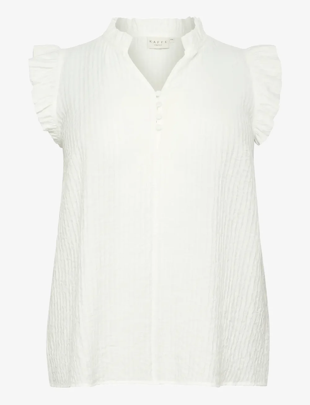 Kaffe Curve - KClyana Blouse - Ärmellose blusen - chalk - 1