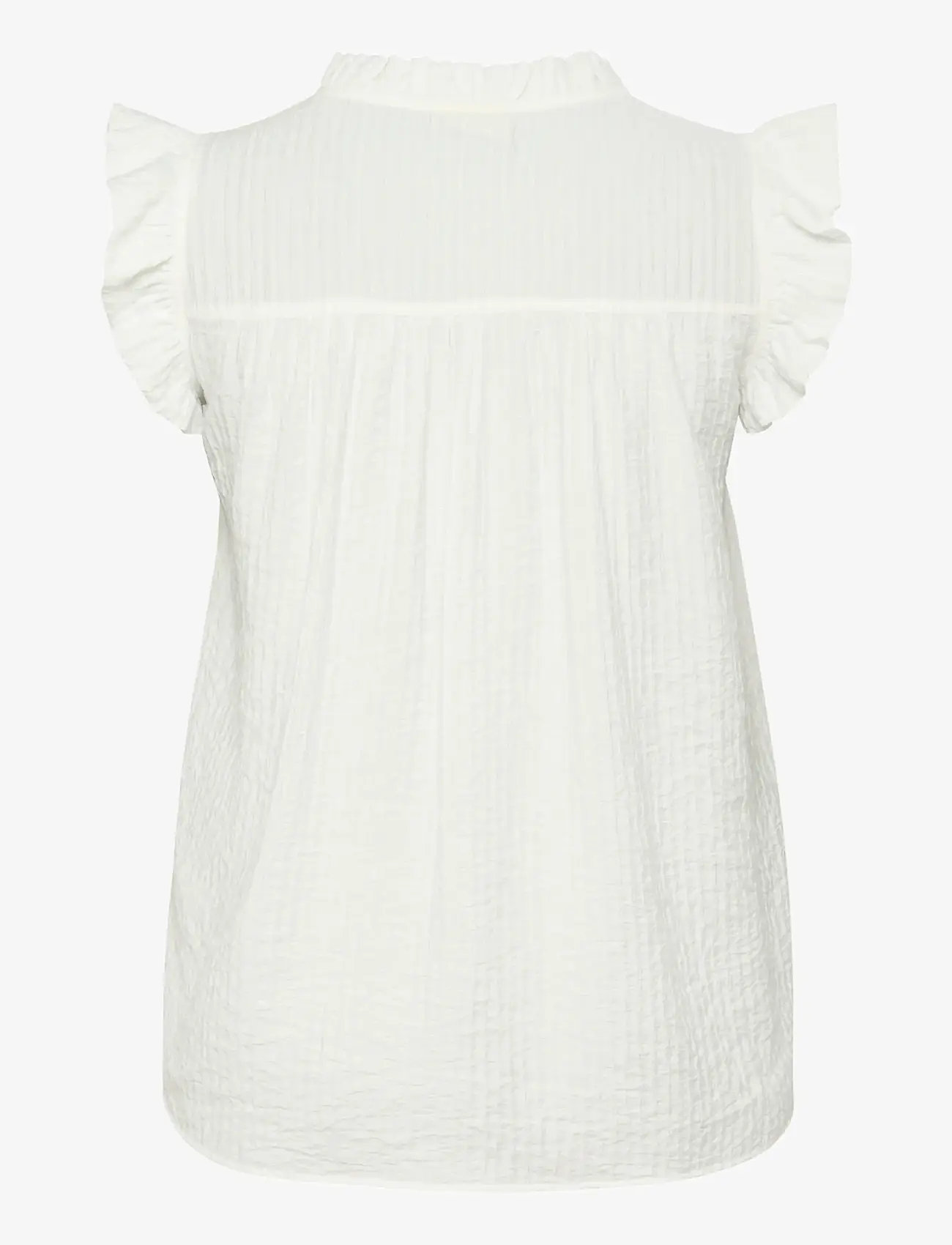 Kaffe Curve - KClyana Blouse - varrukateta pluusid - chalk - 2