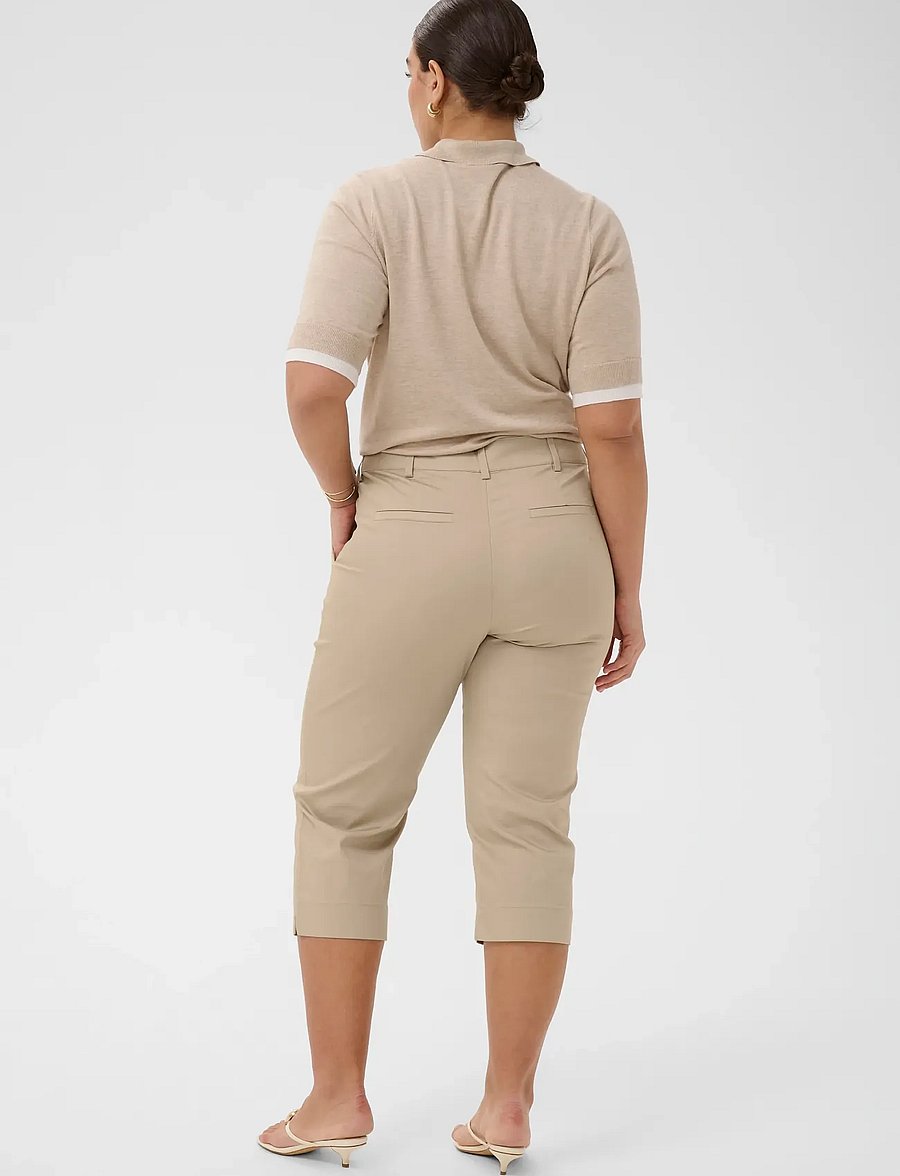 Kaffe Curve - KCleana Capri Pants - caprihose - feather gray - 4