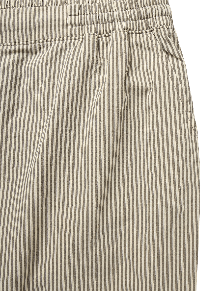 Kaffe Curve - KCnana Striped Capri Pants - capri bukser - brindle / turtledove stripe - 2
