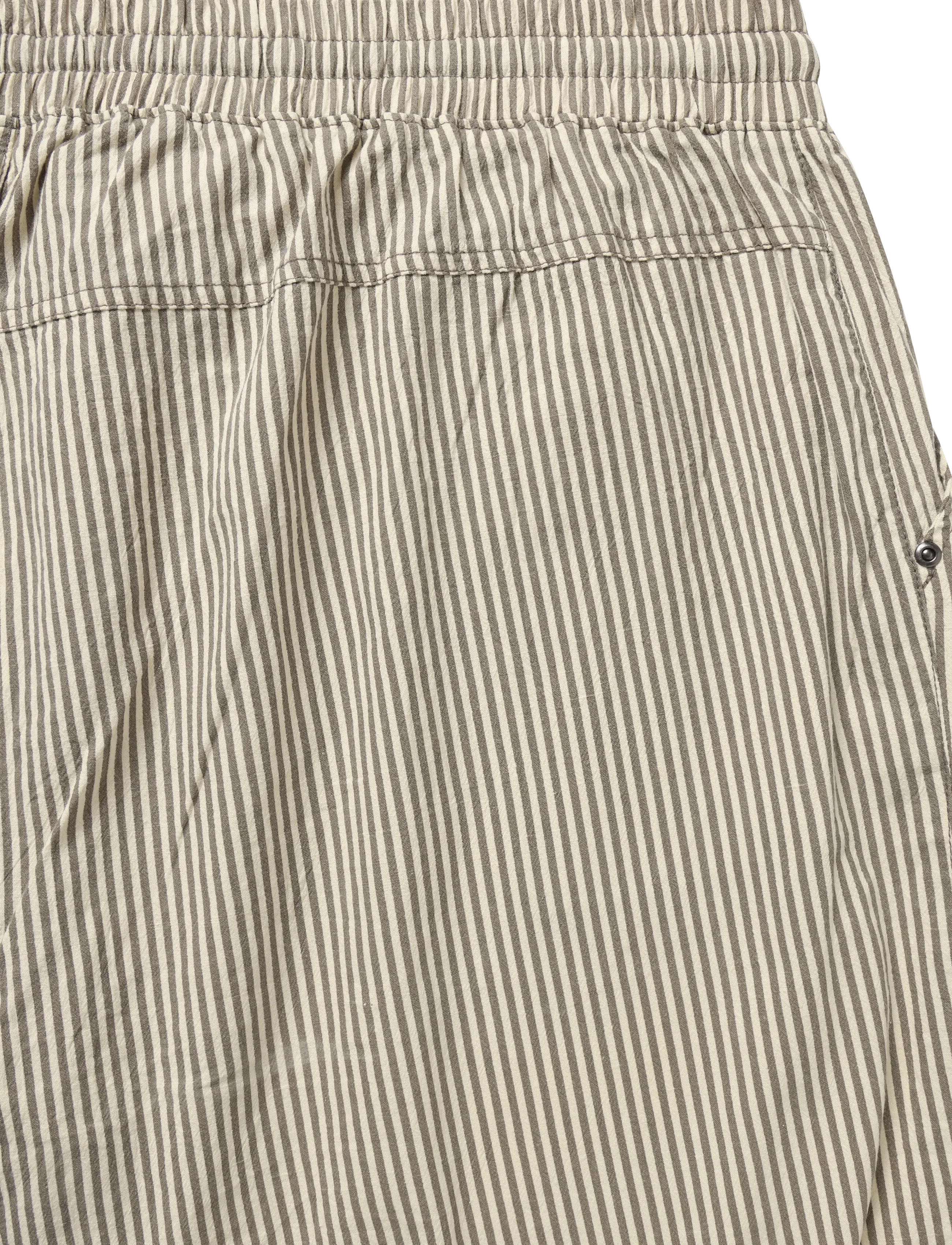 Kaffe Curve - KCnana Striped Capri Pants - kapripüksid - brindle / turtledove stripe - 3