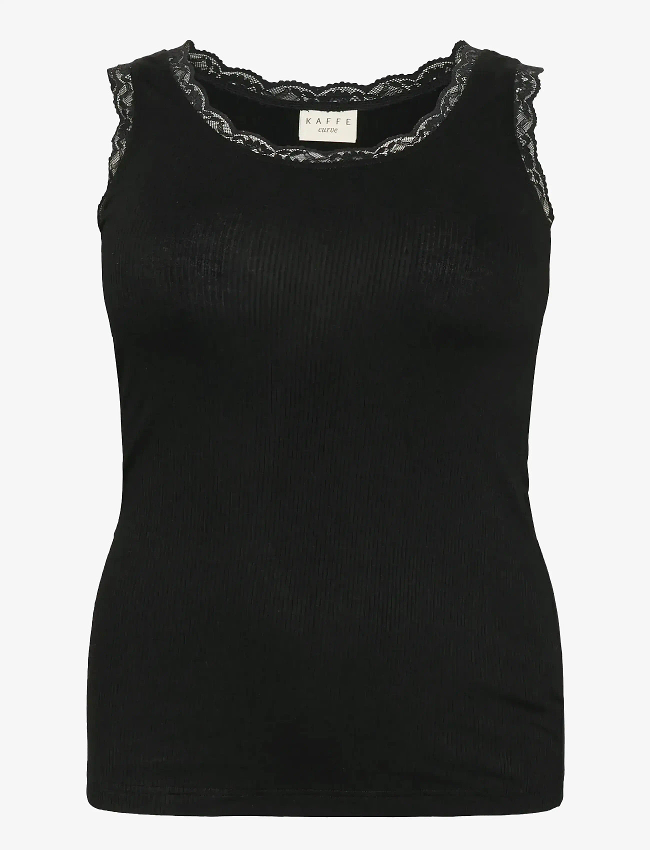 Kaffe Curve - KComia Top - die niedrigsten preise - black deep - 0