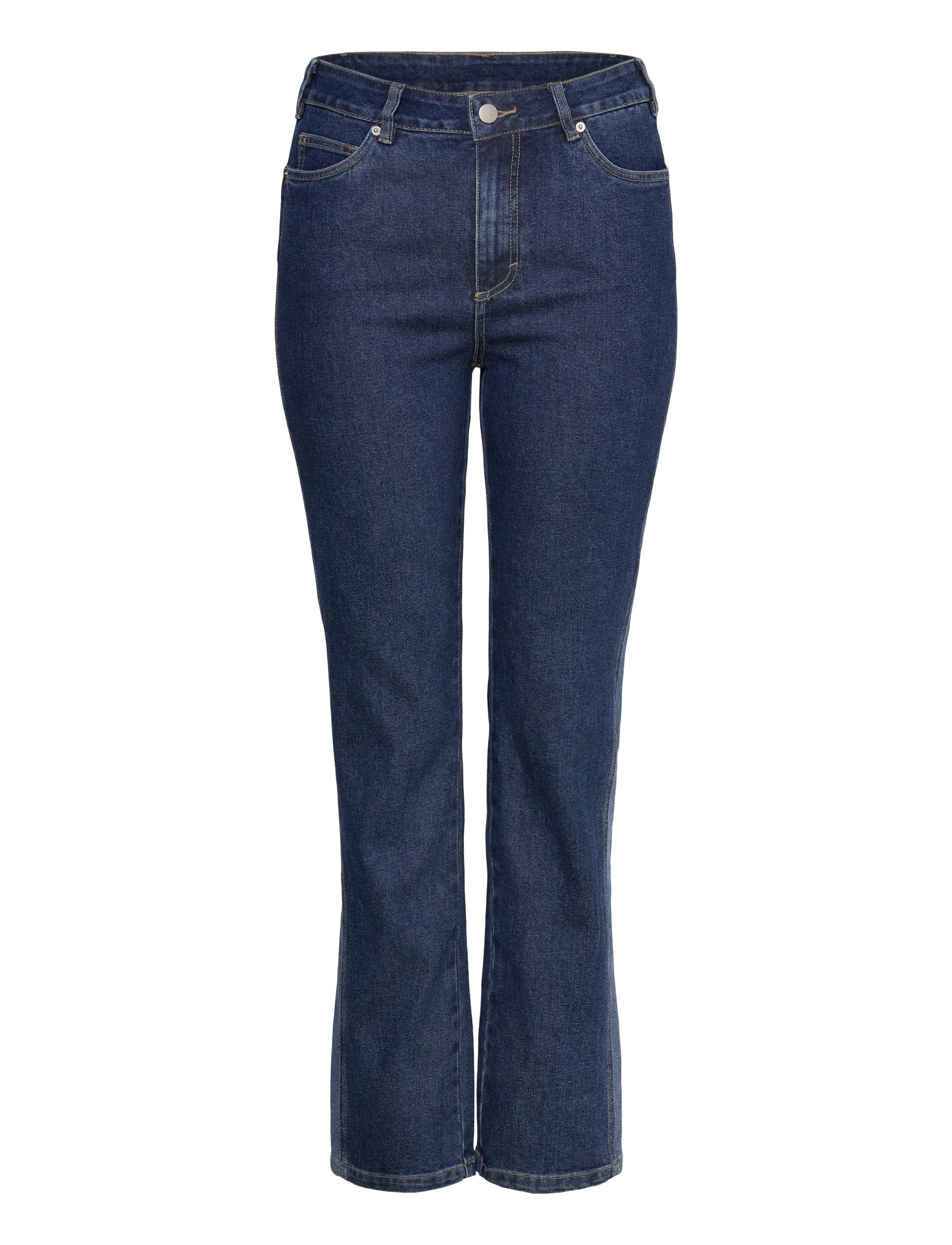 Kaffe Curve KCsandria HW Jeans - Tøj - MEDIUM BLUE DENIM / blue