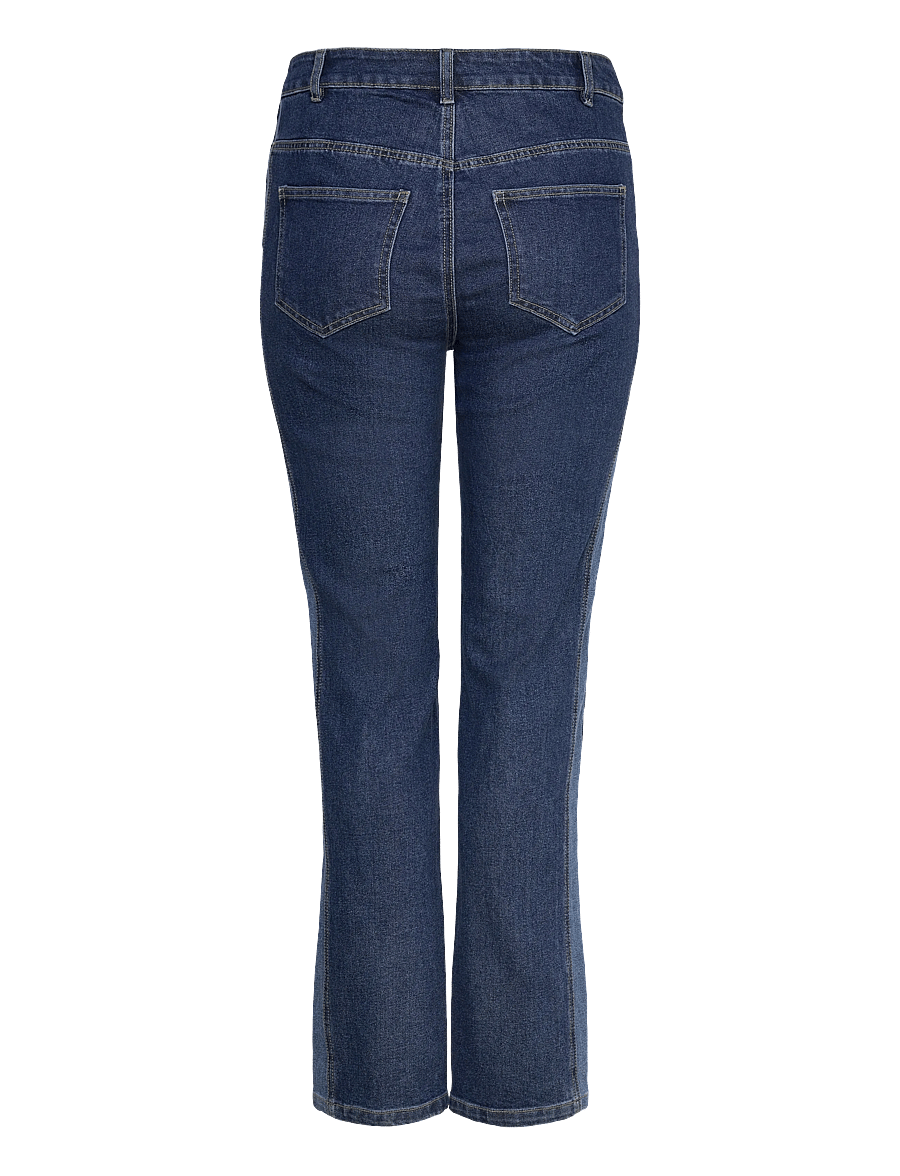 Kaffe Curve - KCsandria HW Jeans - bootcut-jeans - medium blue denim - 1