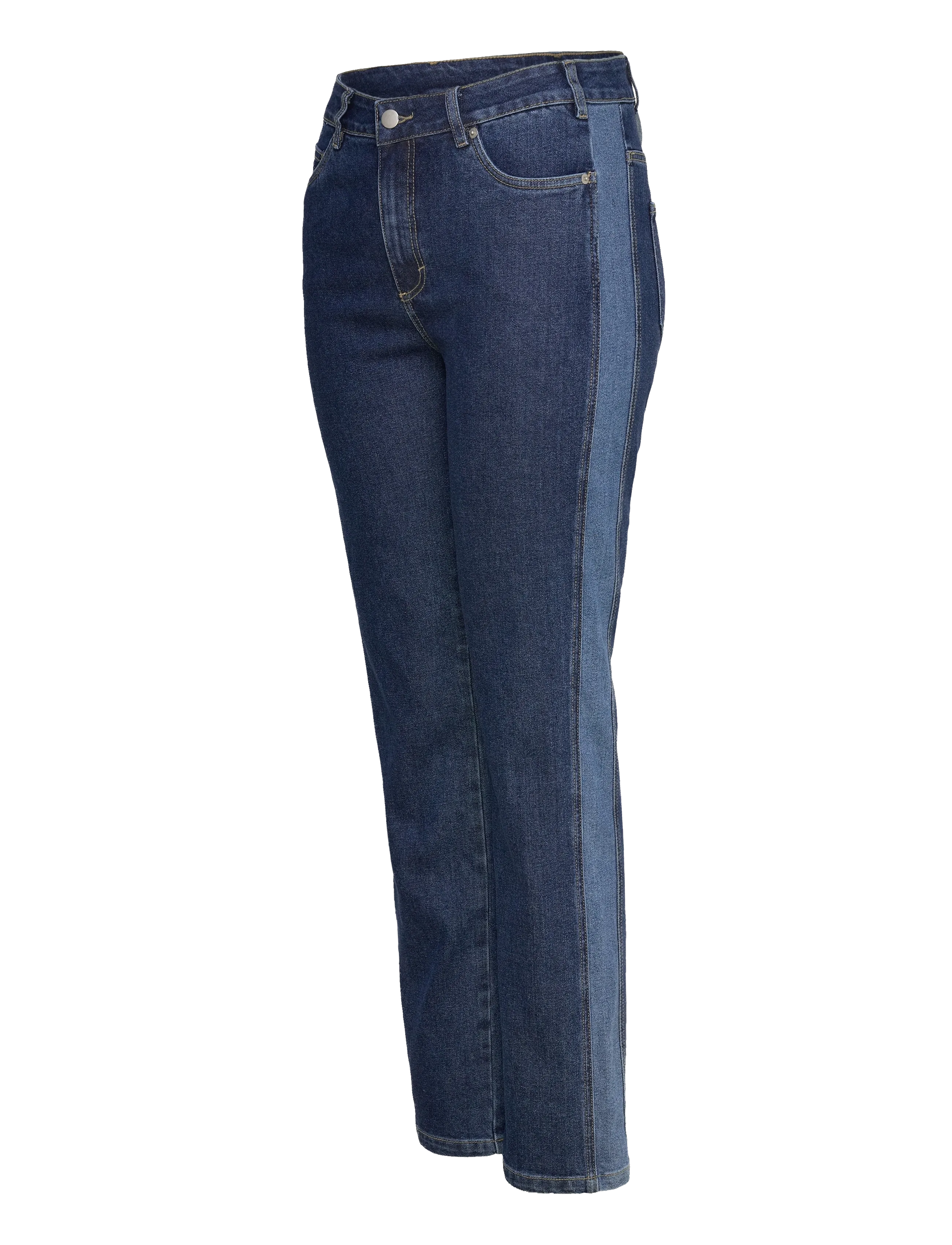 Kaffe Curve - KCsandria HW Jeans - bootcut jeans - medium blue denim - 3
