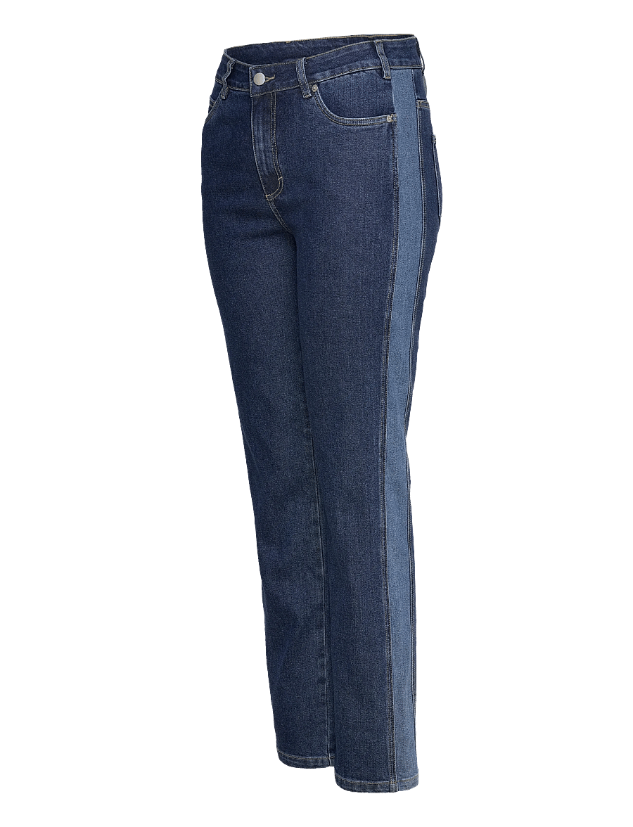 Kaffe Curve - KCsandria HW Jeans - bootcut-jeans - medium blue denim - 3
