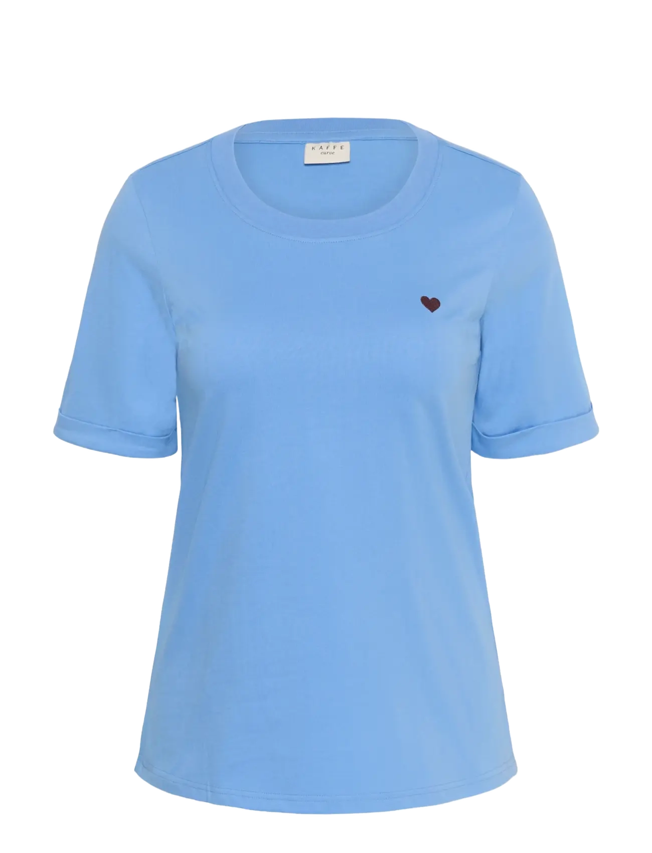Kaffe Curve KCart tee - Kaffe Curve - PROVENCE / FUDGE HEAR / blue