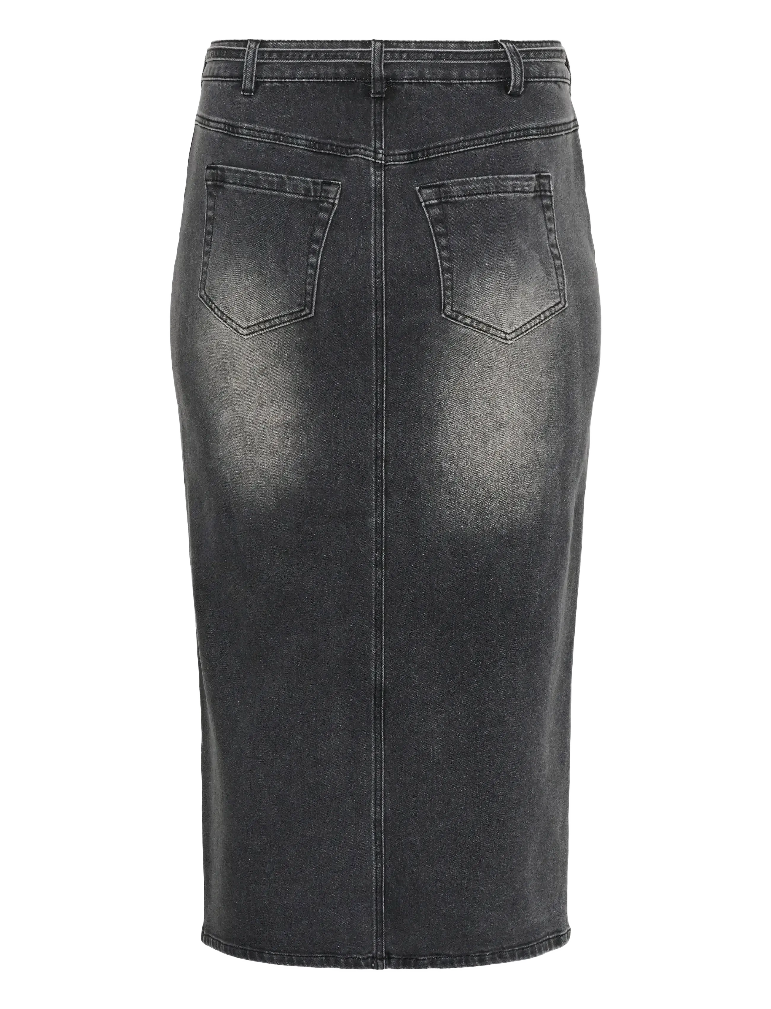 Kaffe Curve - KCally Denim Skirt - jeansröcke - medium grey denim - 2