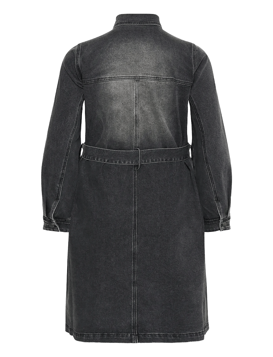 Kaffe Curve - KCally Denim Dress - robes chemises - medium grey denim - 2