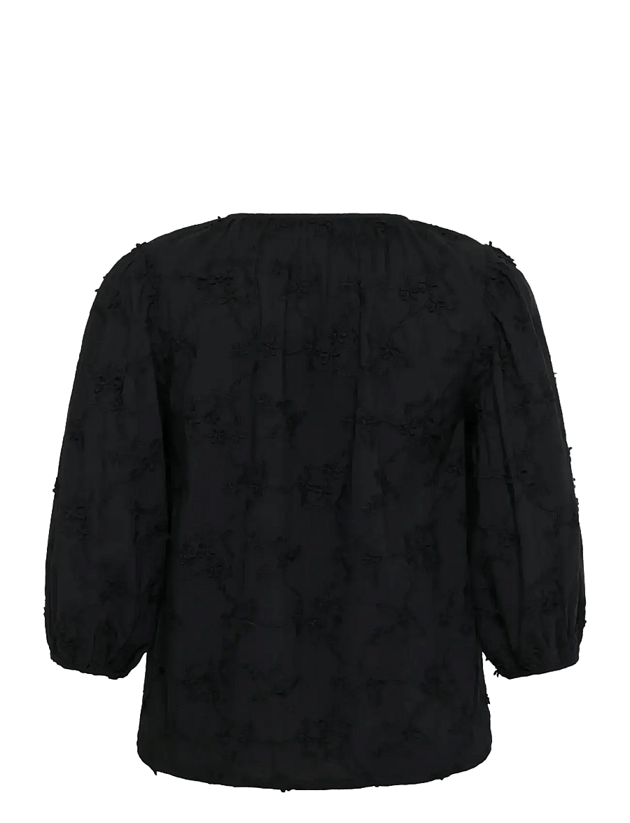 Kaffe Curve - KClaima Shirt - kurzärmlige hemden - black deep - 2