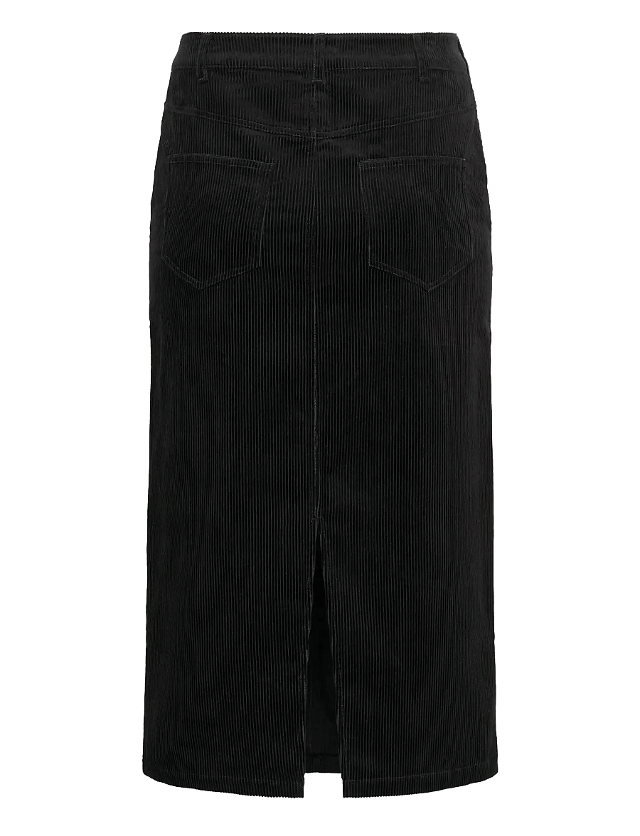 Kaffe Curve - KCkirstin Skirt - midiseelikud - black deep - 2