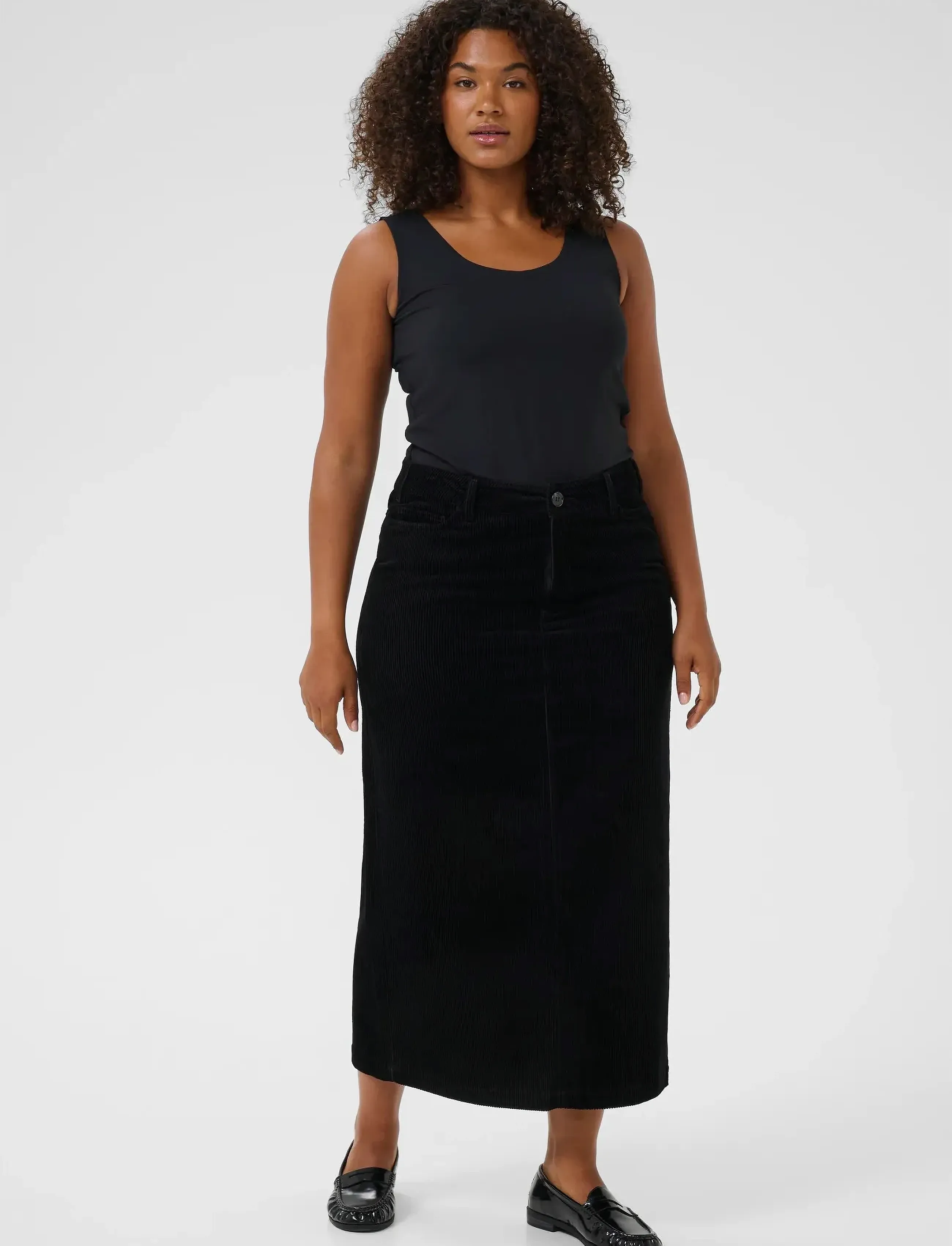 Kaffe Curve - KCkirstin Skirt - black deep - 3