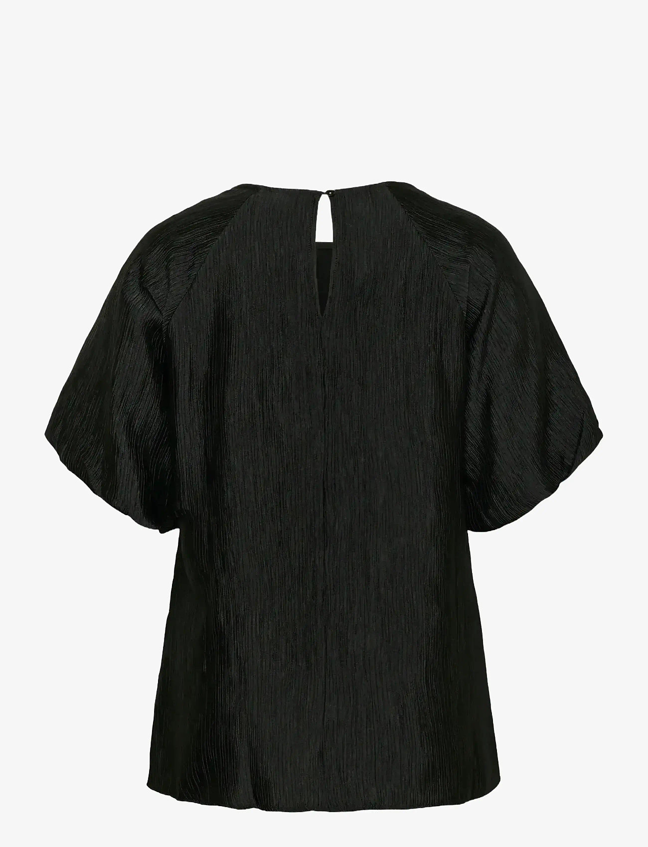 Kaffe Curve - KCgirla Blouse - kurzämlige blusen - black deep - 2
