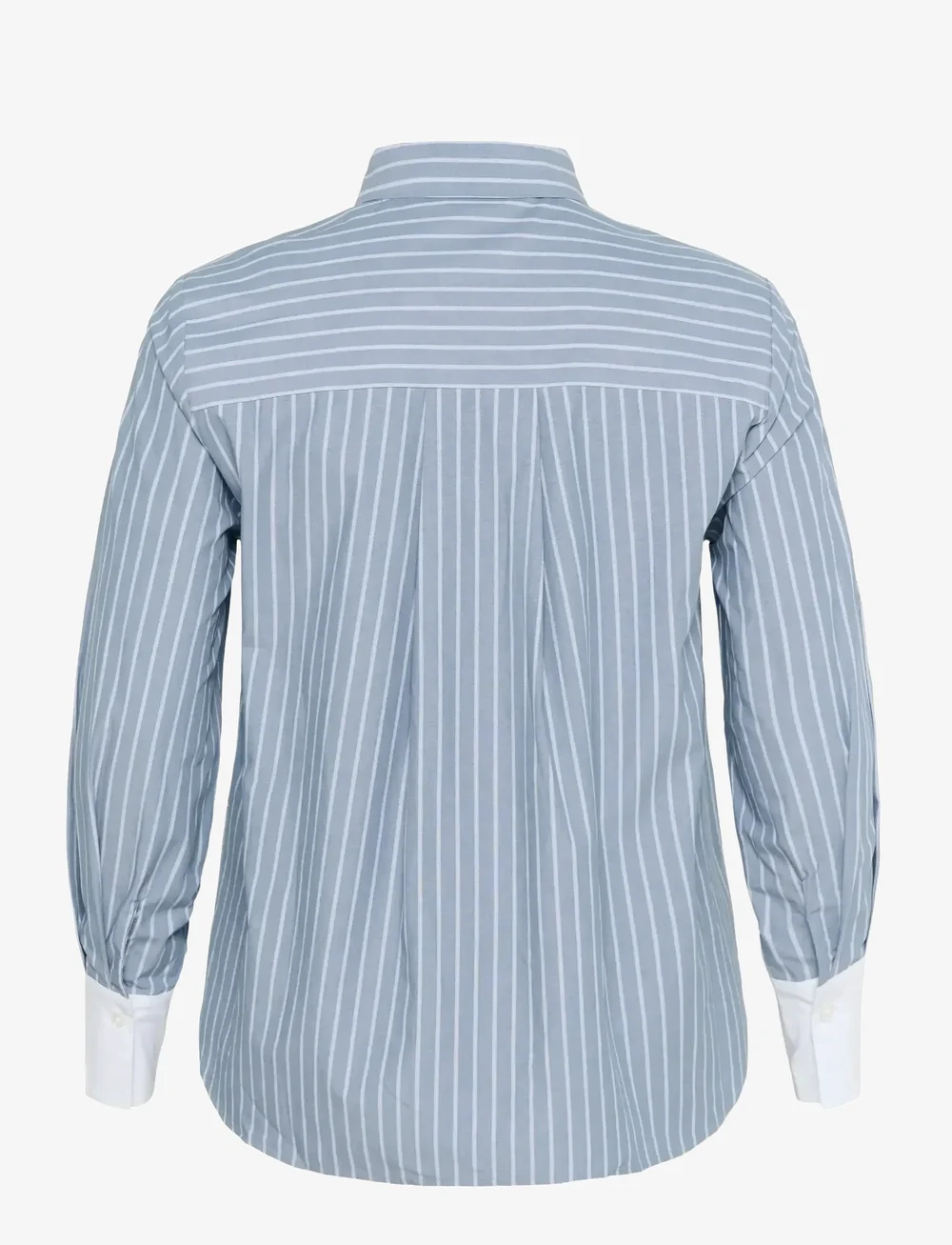 Kaffe Curve - KCmelina Shirt - langärmlige blusen - windward blue melange stripe - 2