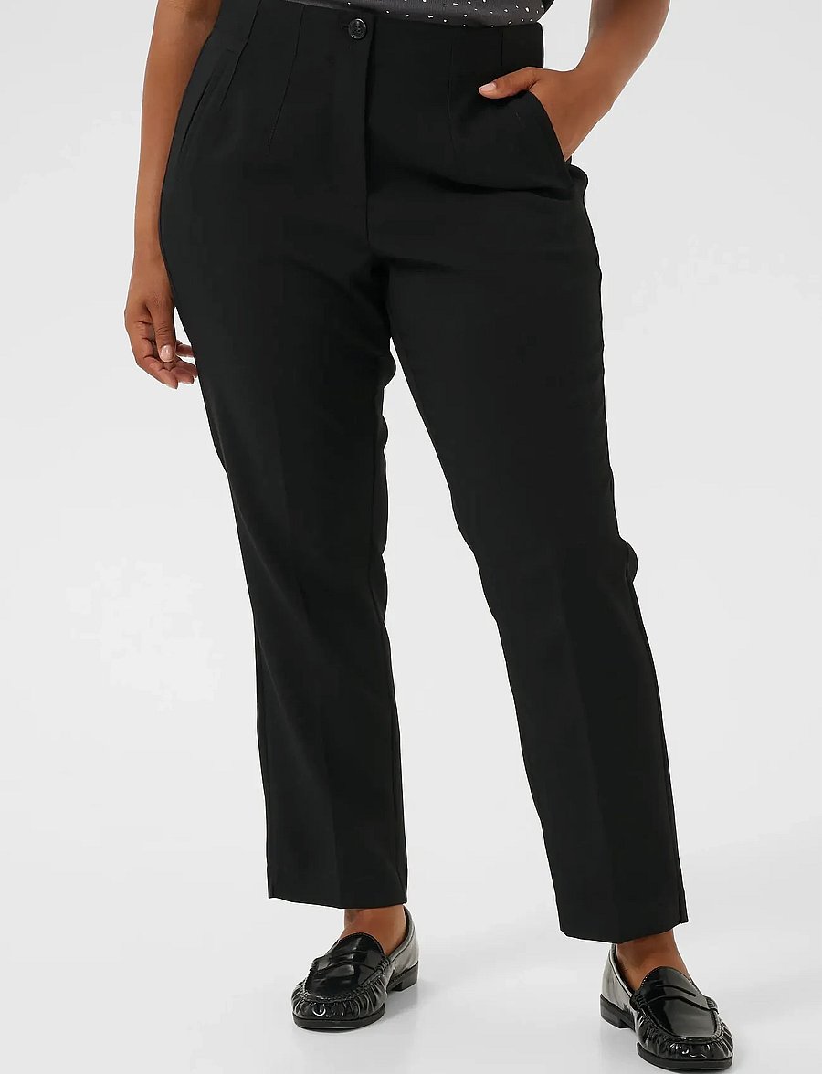 Kaffe Curve - KCelia 7/8 Pants - pidulikud püksid - black deep - 0