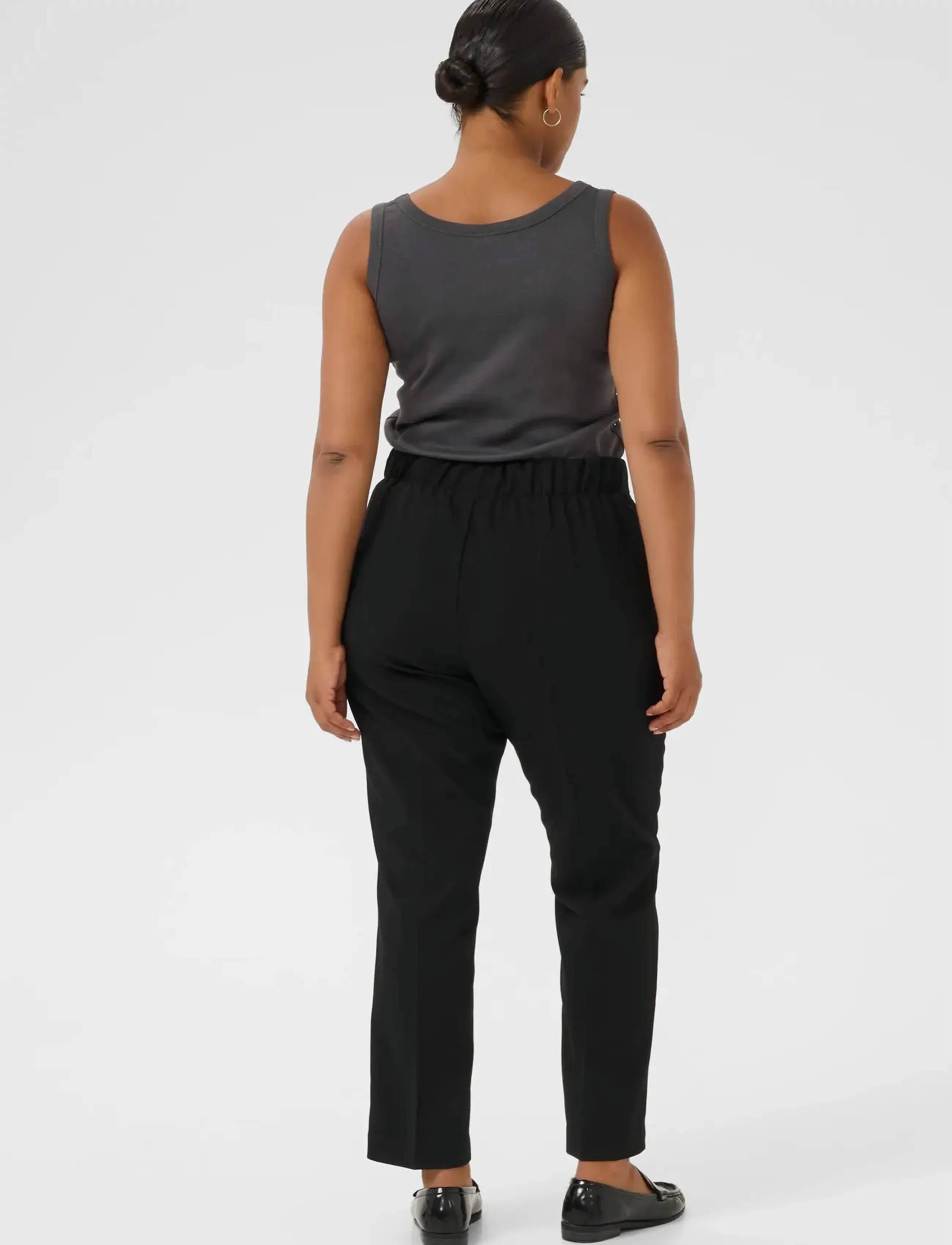 Kaffe Curve - KCelia 7/8 Pants - black deep - 4