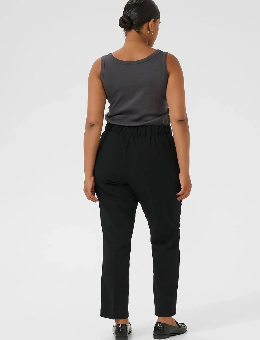Kaffe Curve - KCelia 7/8 Pants - pidulikud püksid - black deep - 4