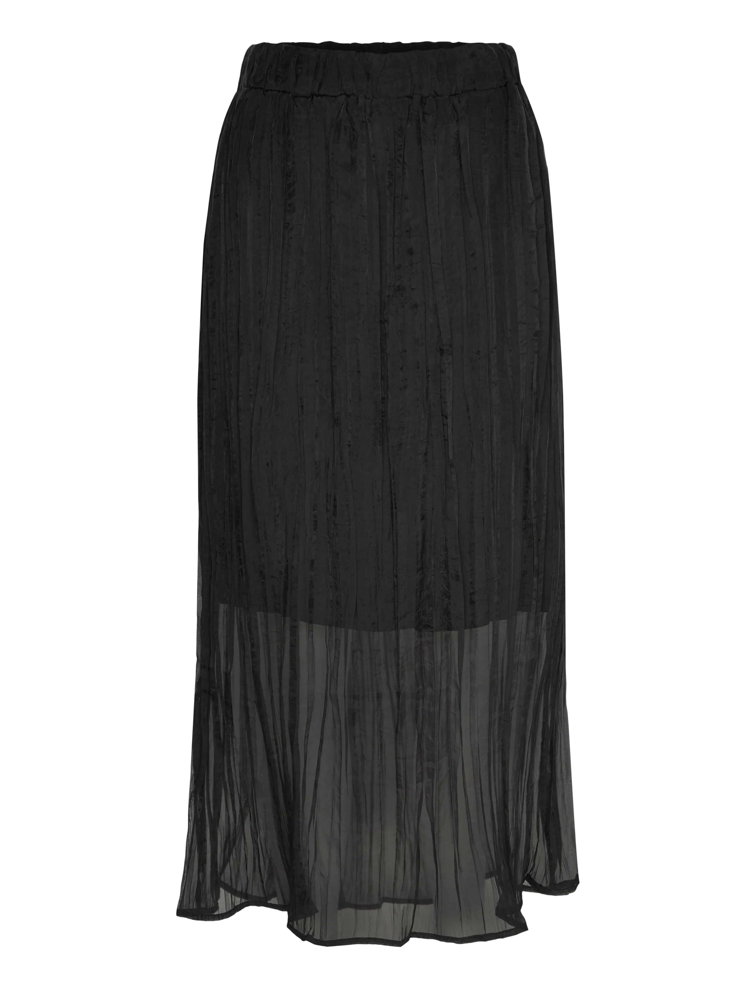 Kaffe Curve KCperi Skirt - Nederdele - BLACK DEEP / black