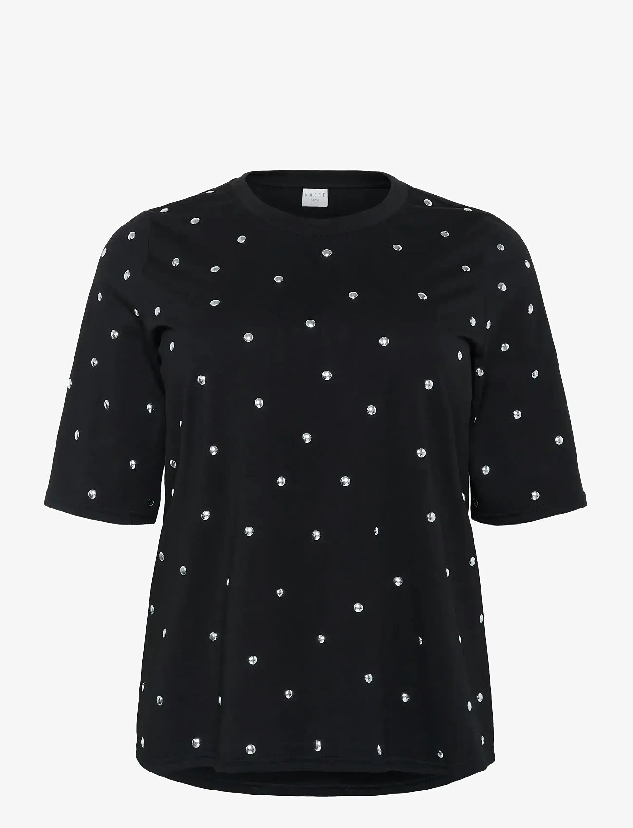 Kaffe Curve - KChelena T-Shirt - t-shirts - black deep - 1